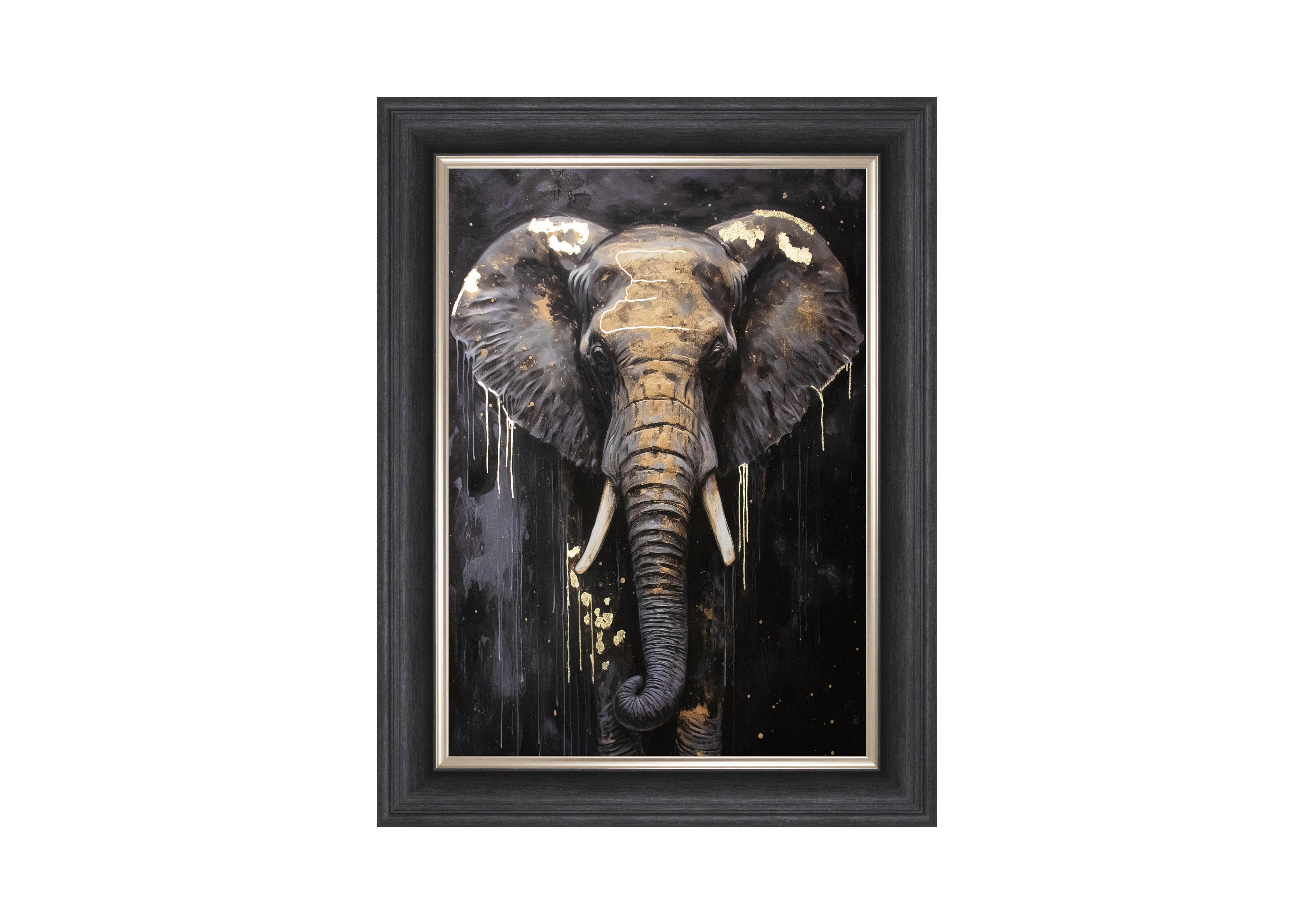 Eddie Elephant Small Framed Picture in  on Furniture Village