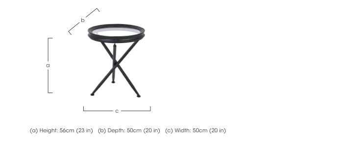 Elwin Side Table in  on Furniture Village