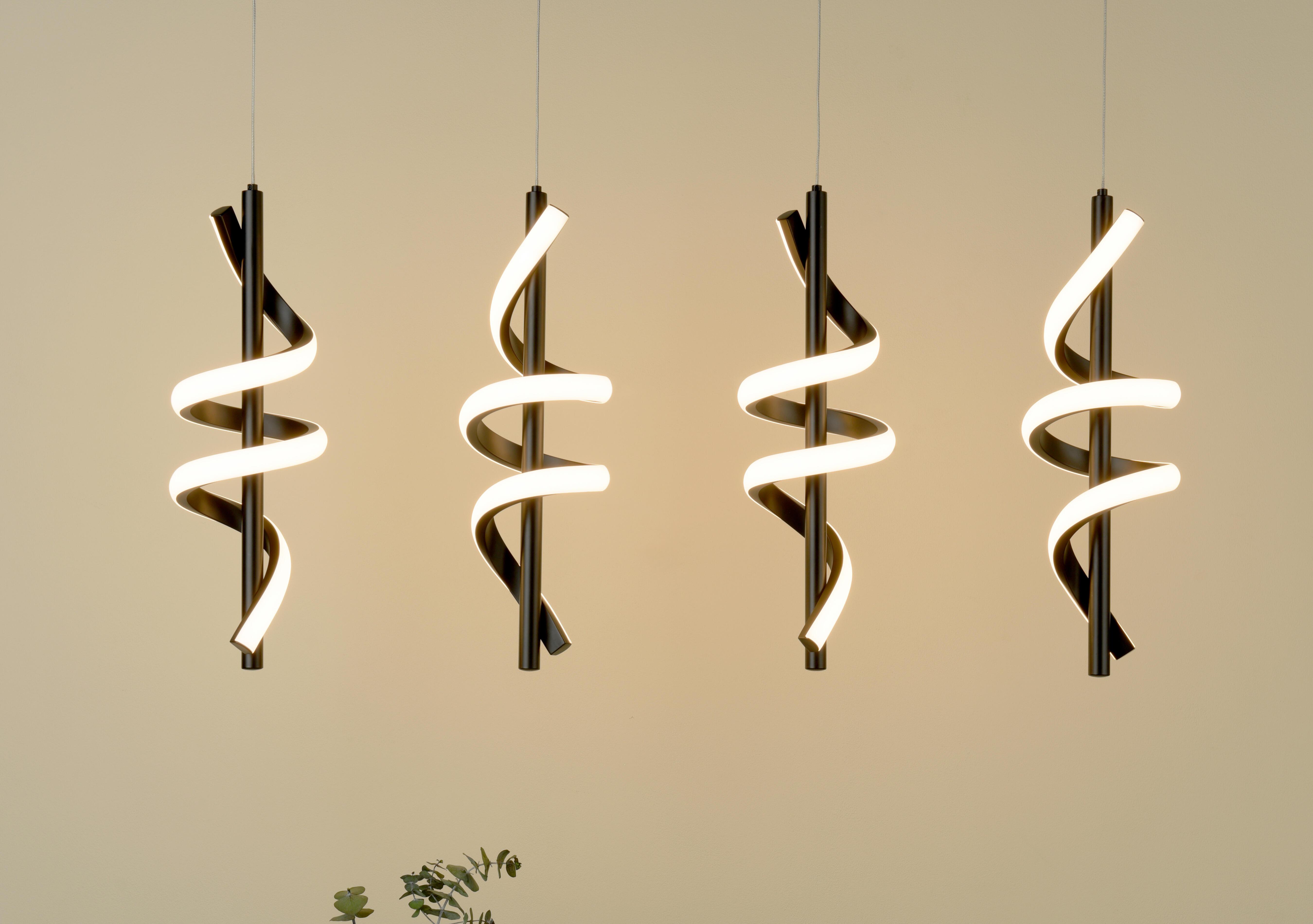 Elyra 4 Drop LED Pendant Light in  on Furniture Village