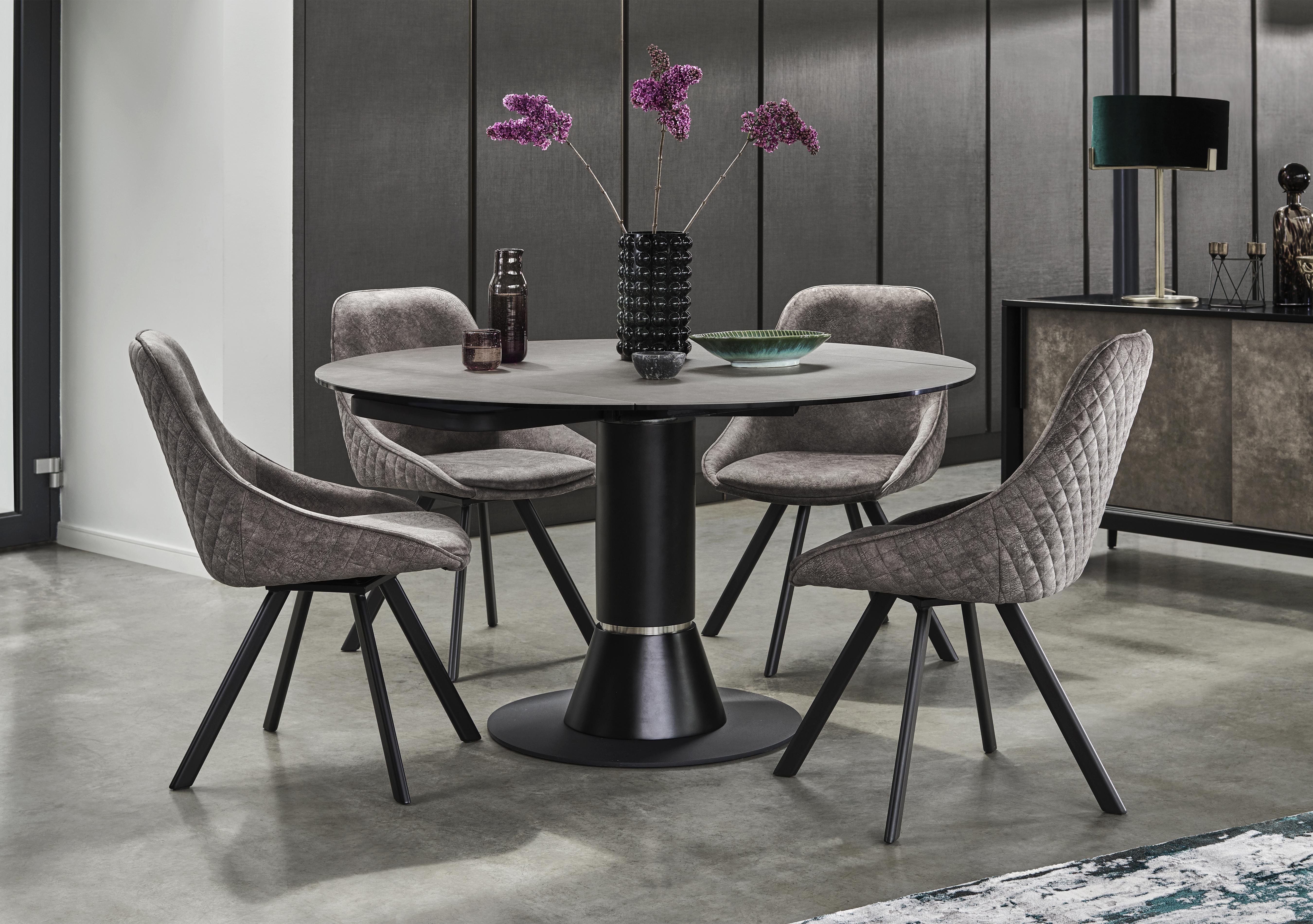 Enterprise Round Extending Dining Table in  on Furniture Village