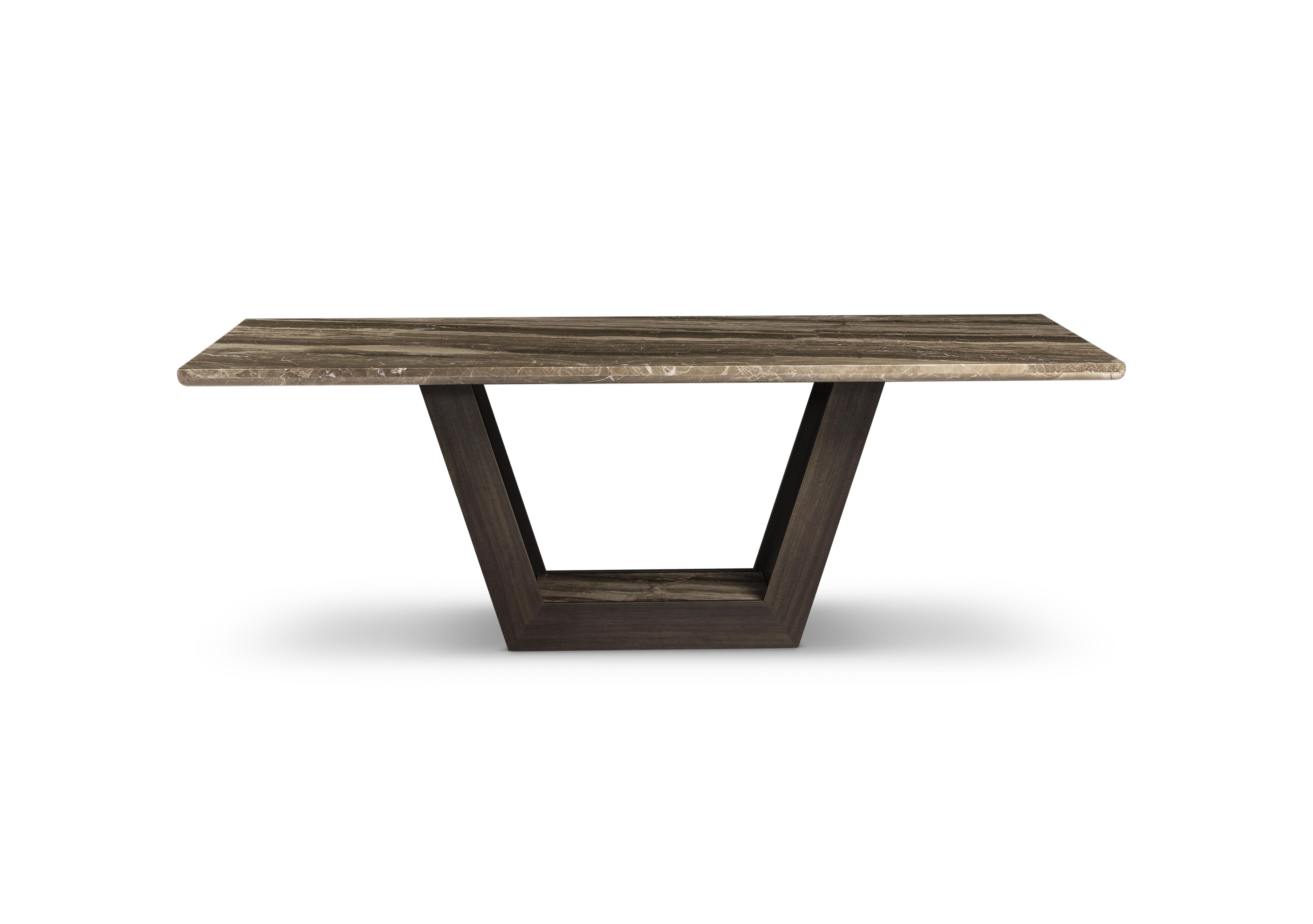 Equinox Dining Table with Rounded Edge in  on Furniture Village