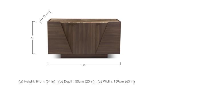 Equinox 3 Door Sideboard in  on Furniture Village