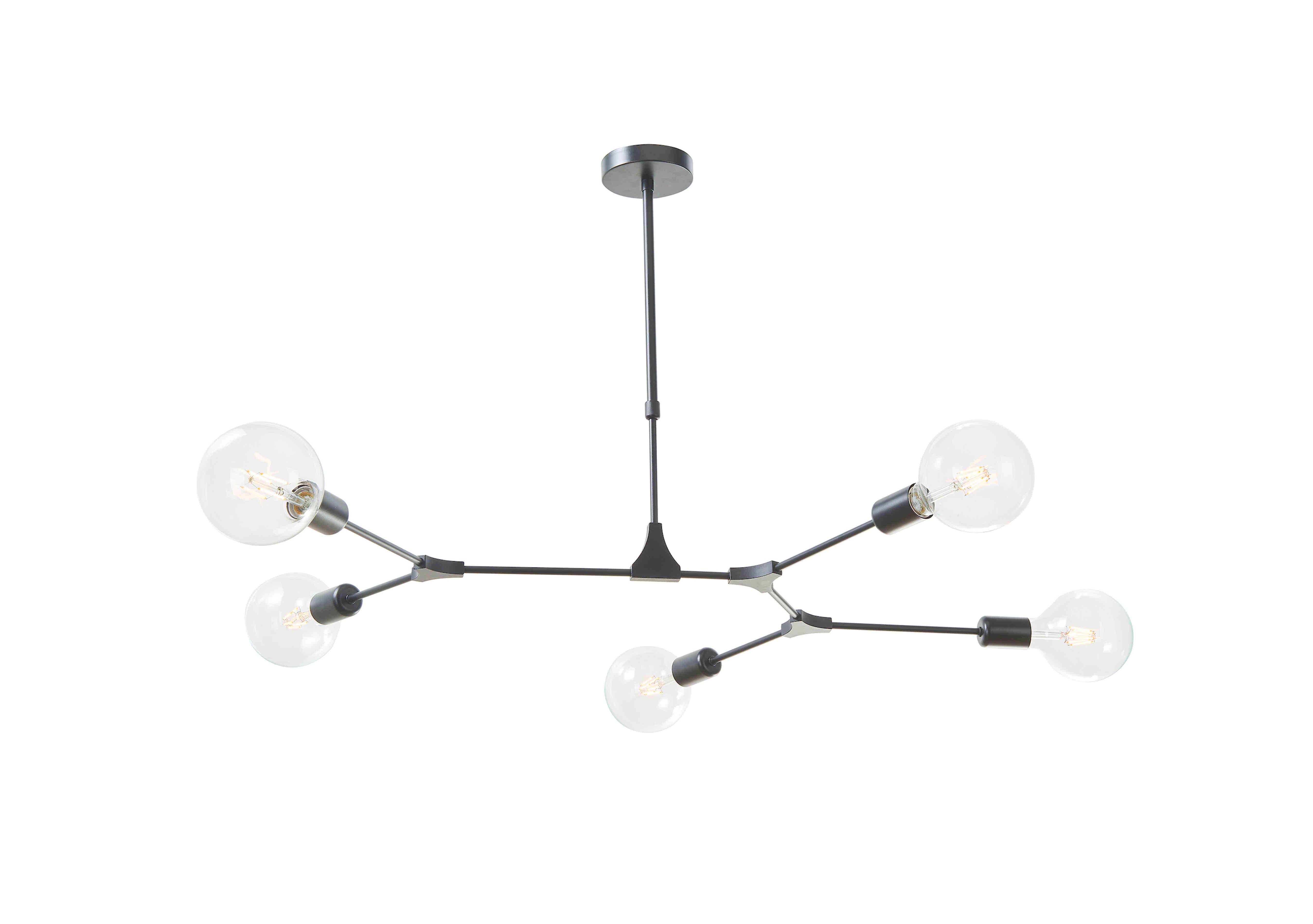 Euphemia 5 Light Semi Flush Pendant in  on Furniture Village