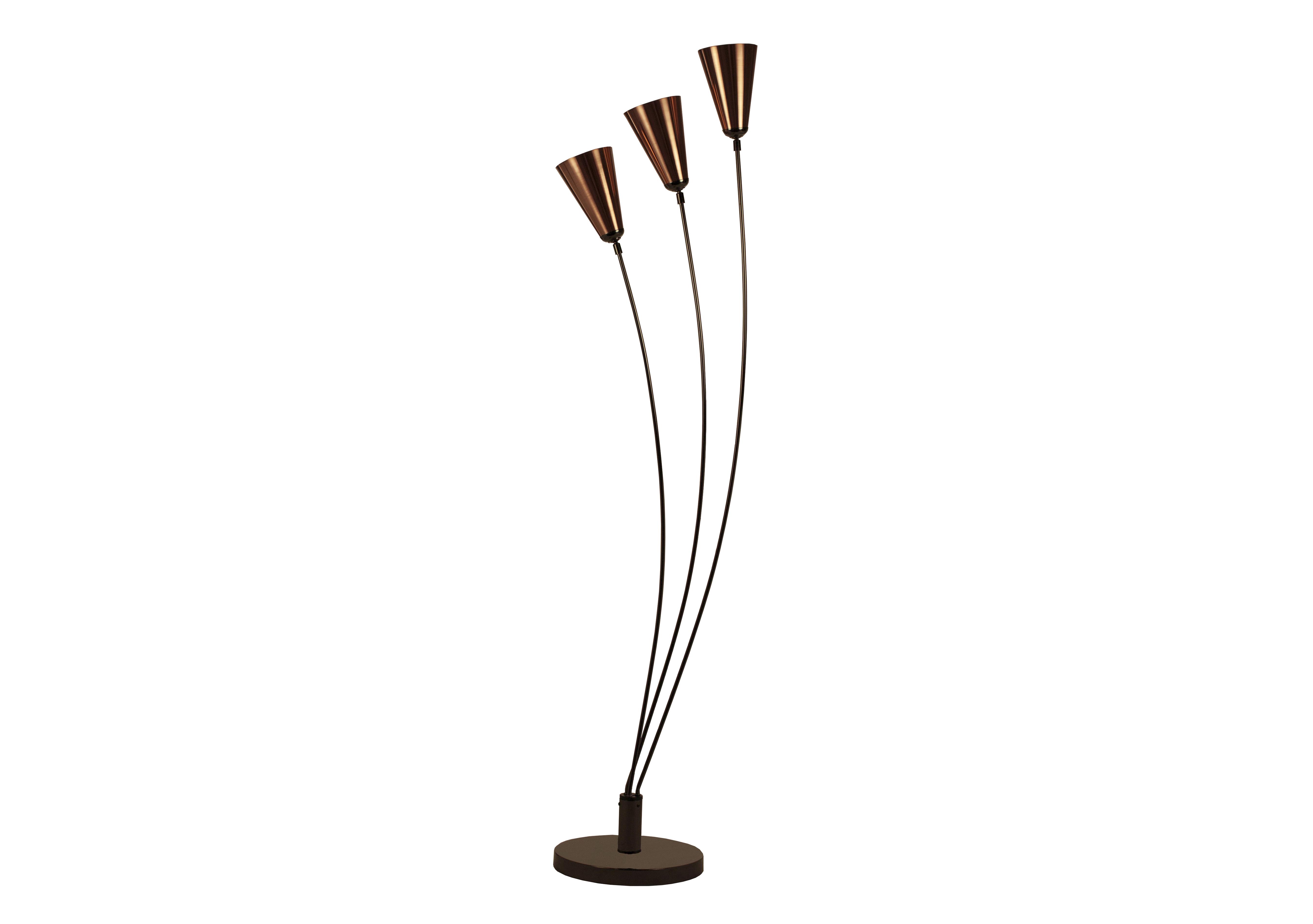 Copper Fan Floor Lamp in  on Furniture Village