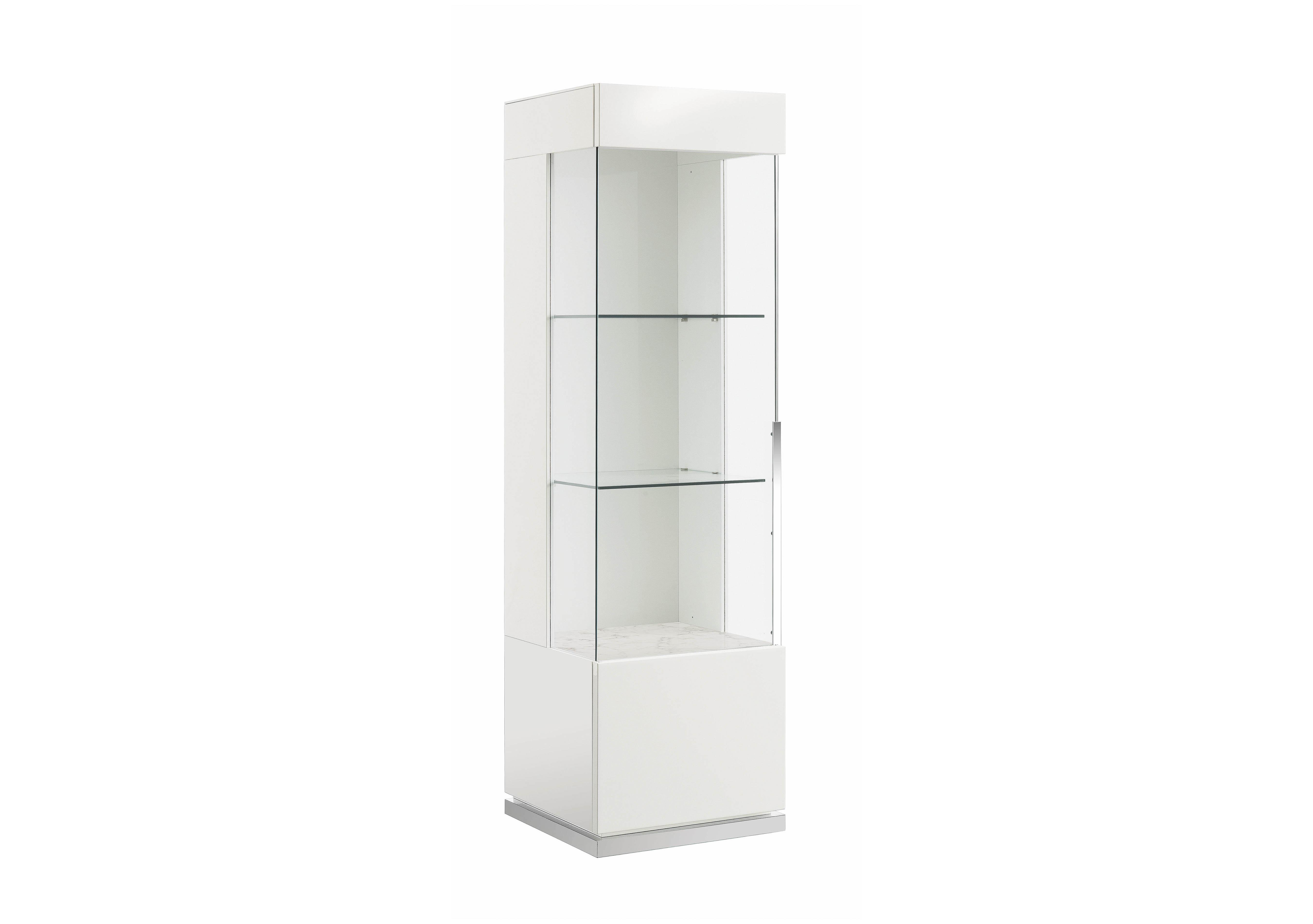 Fascino 1 Door Left Hand Curio Cabinet in  on Furniture Village