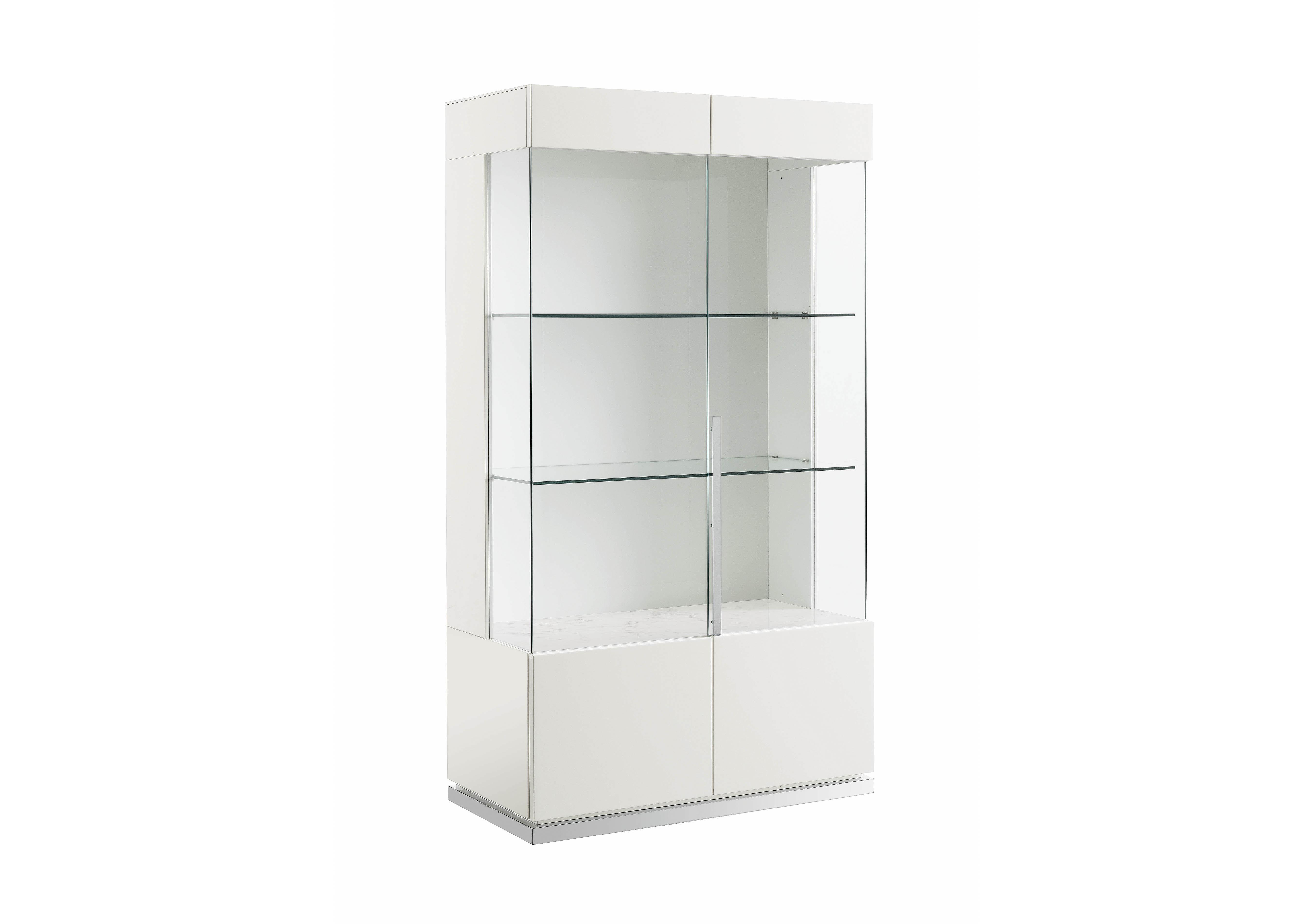 Fascino 2 Door Curio Cabinet in  on Furniture Village