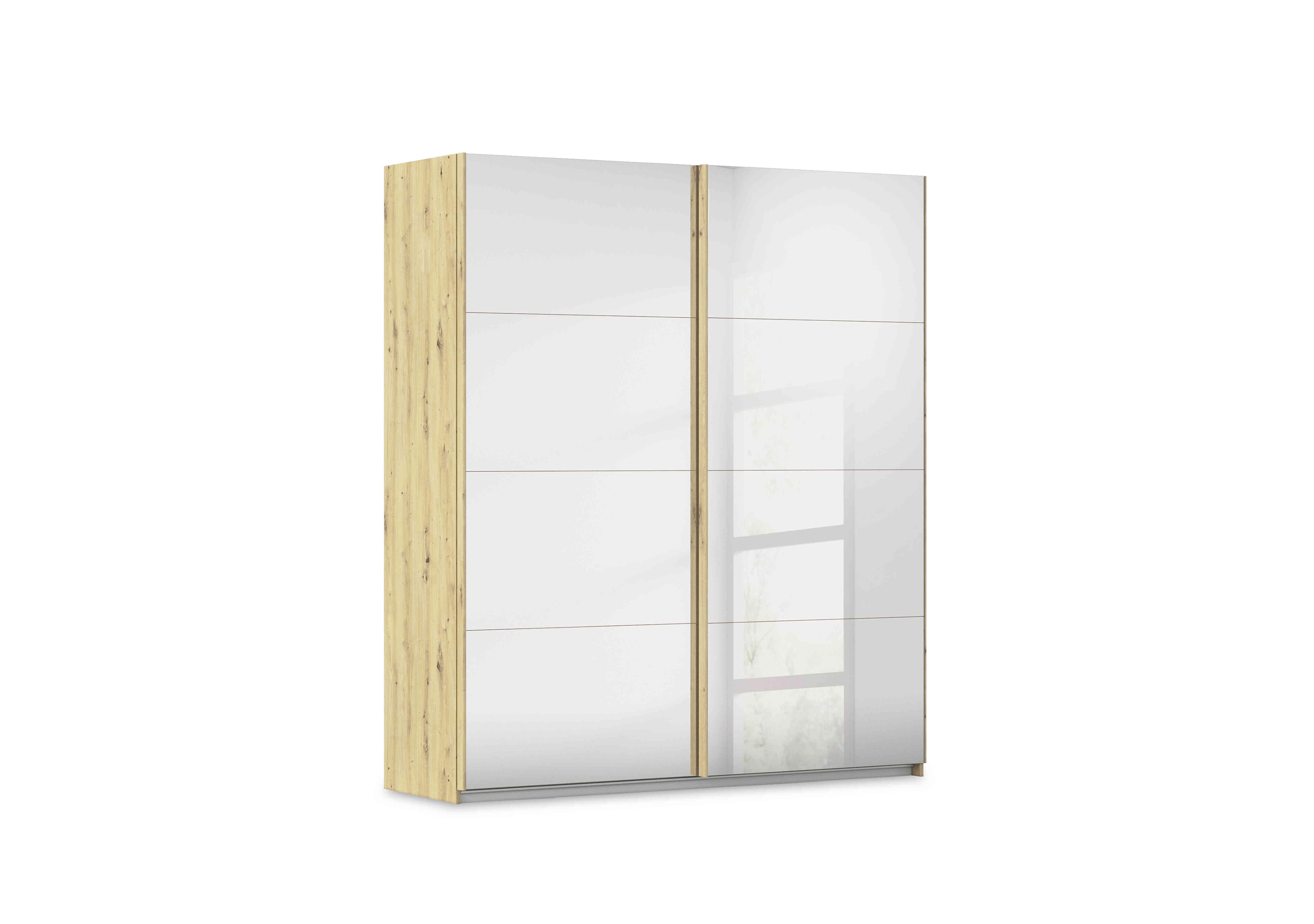 Freja 181cm 2 Door Sliding Mirror Wardrobe in  on Furniture Village