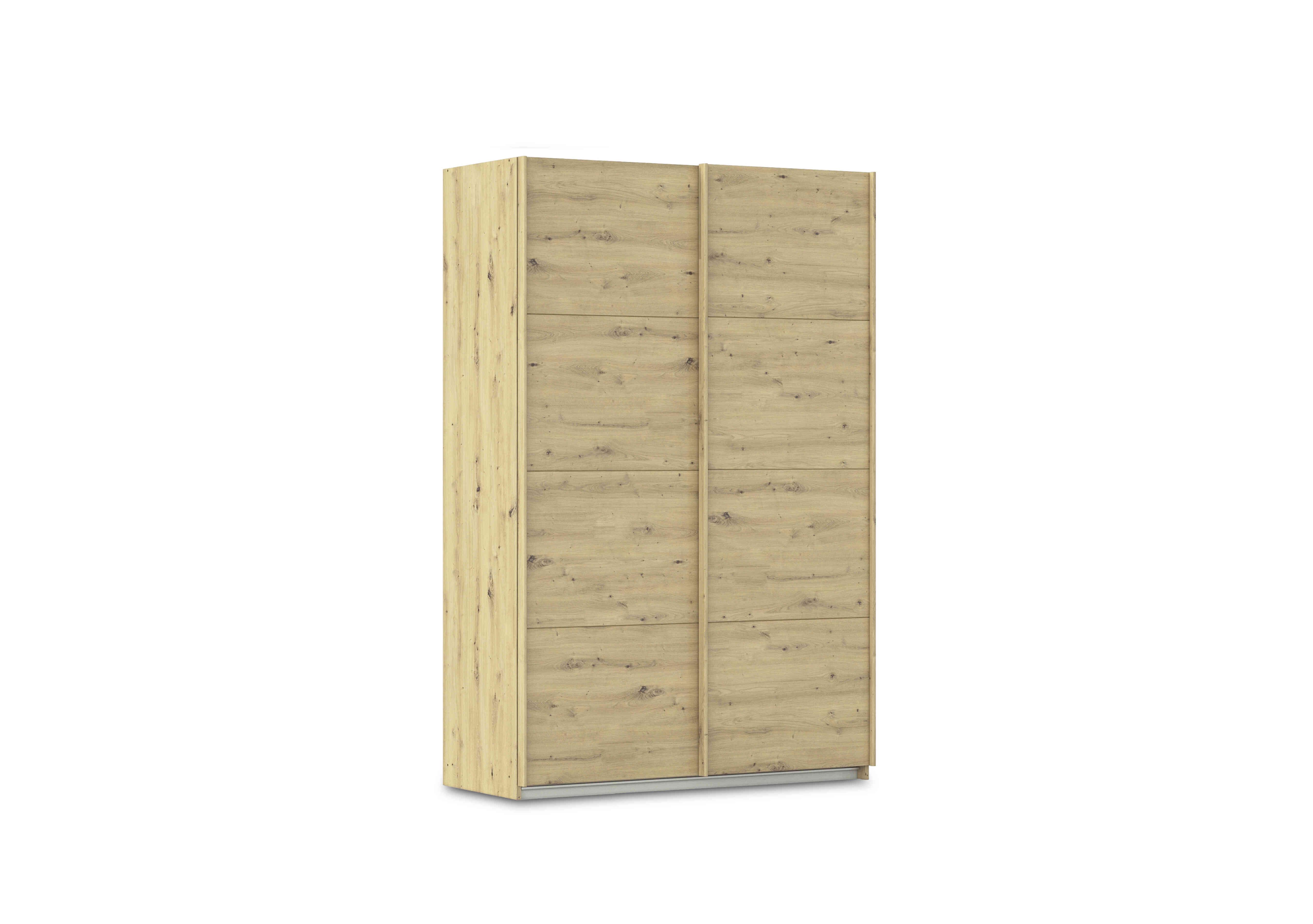 Freja 136cm 2 Door Sliding Oak Wardrobe in  on Furniture Village
