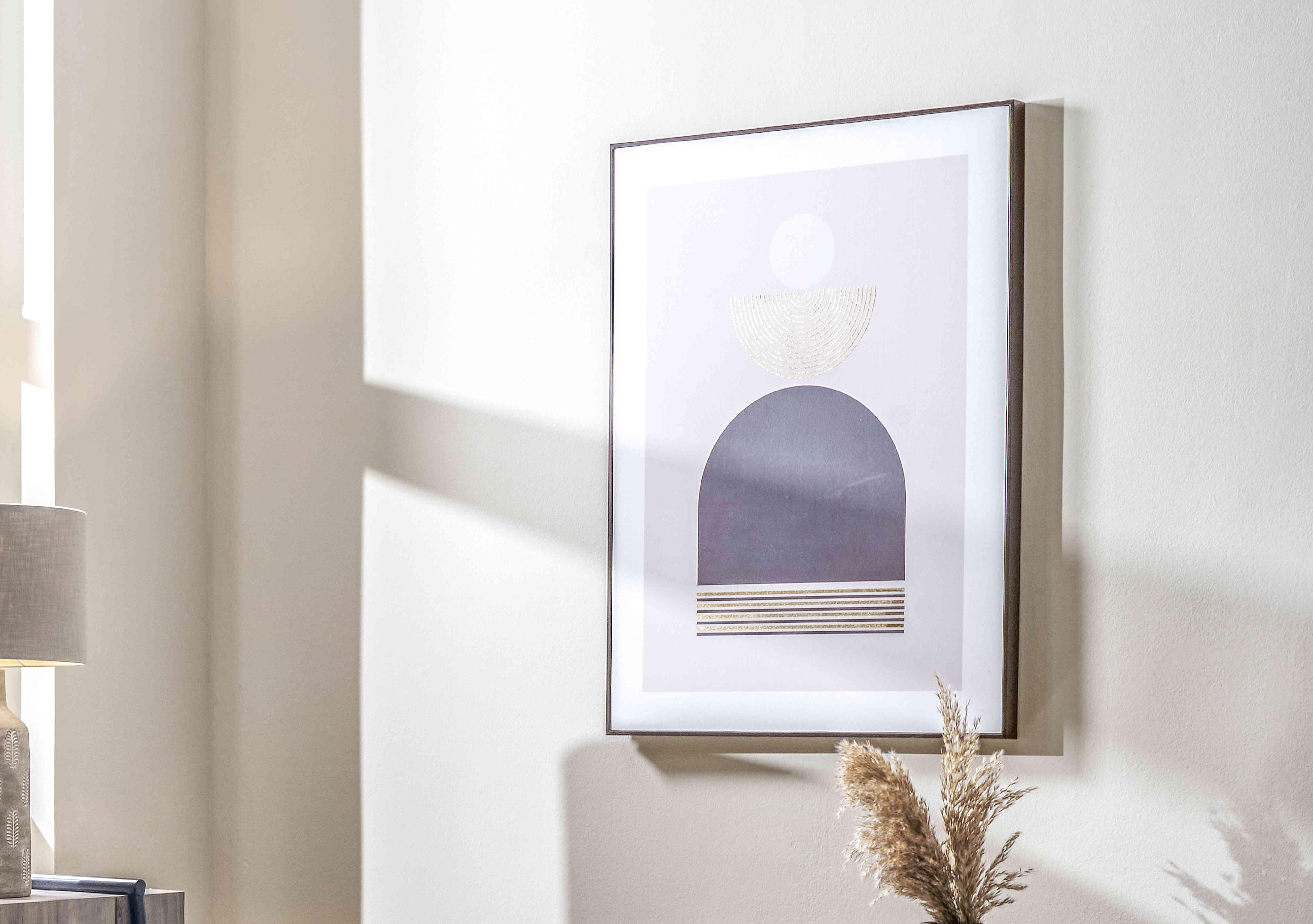 Fenay Art Deco Framed Canvas in  on Furniture Village