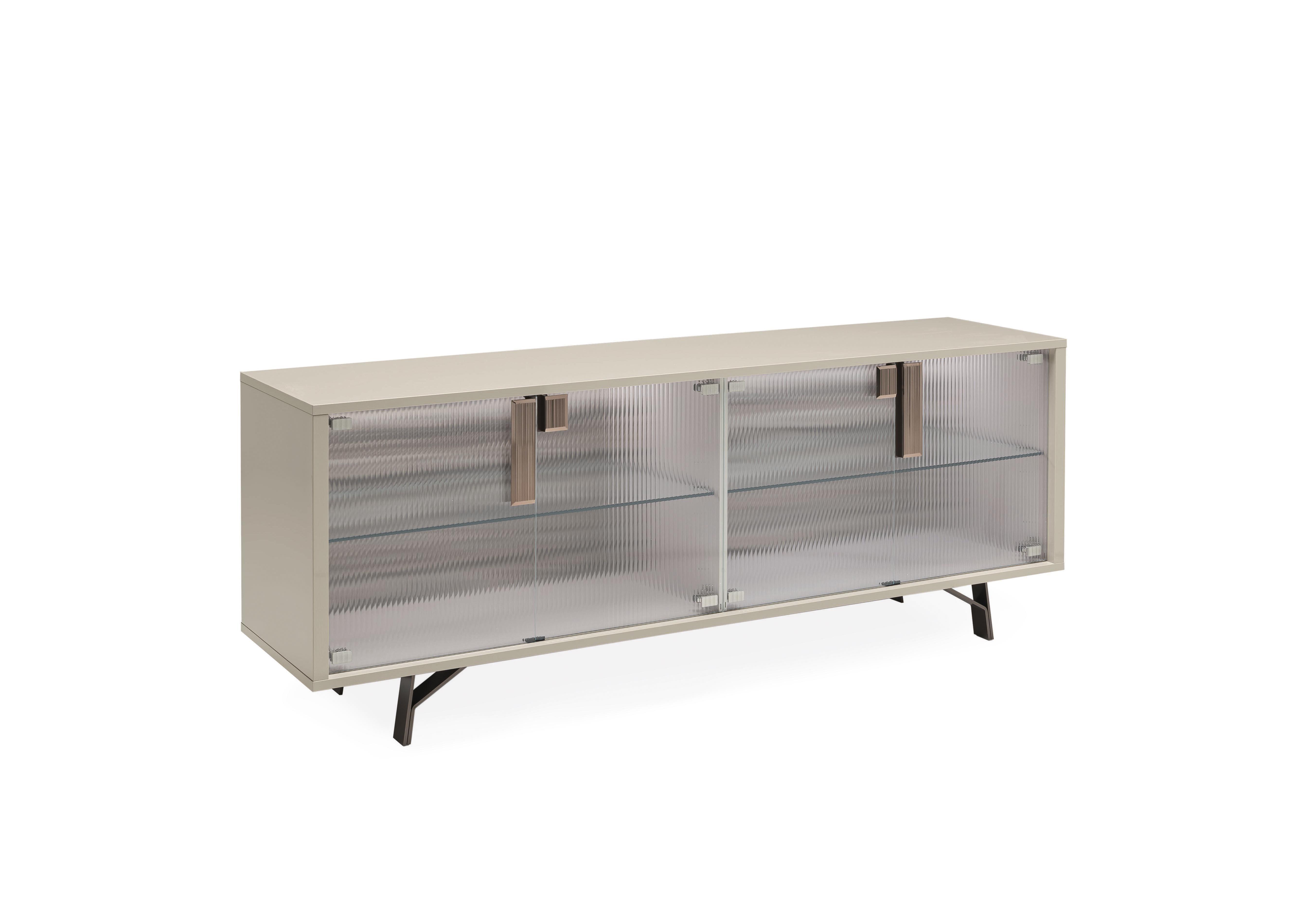 Franco 4 Door Sideboard with Glass Doors in  on Furniture Village