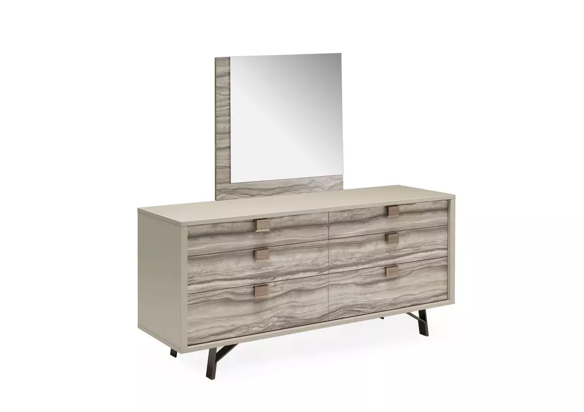 Mirror on dresser hotsell