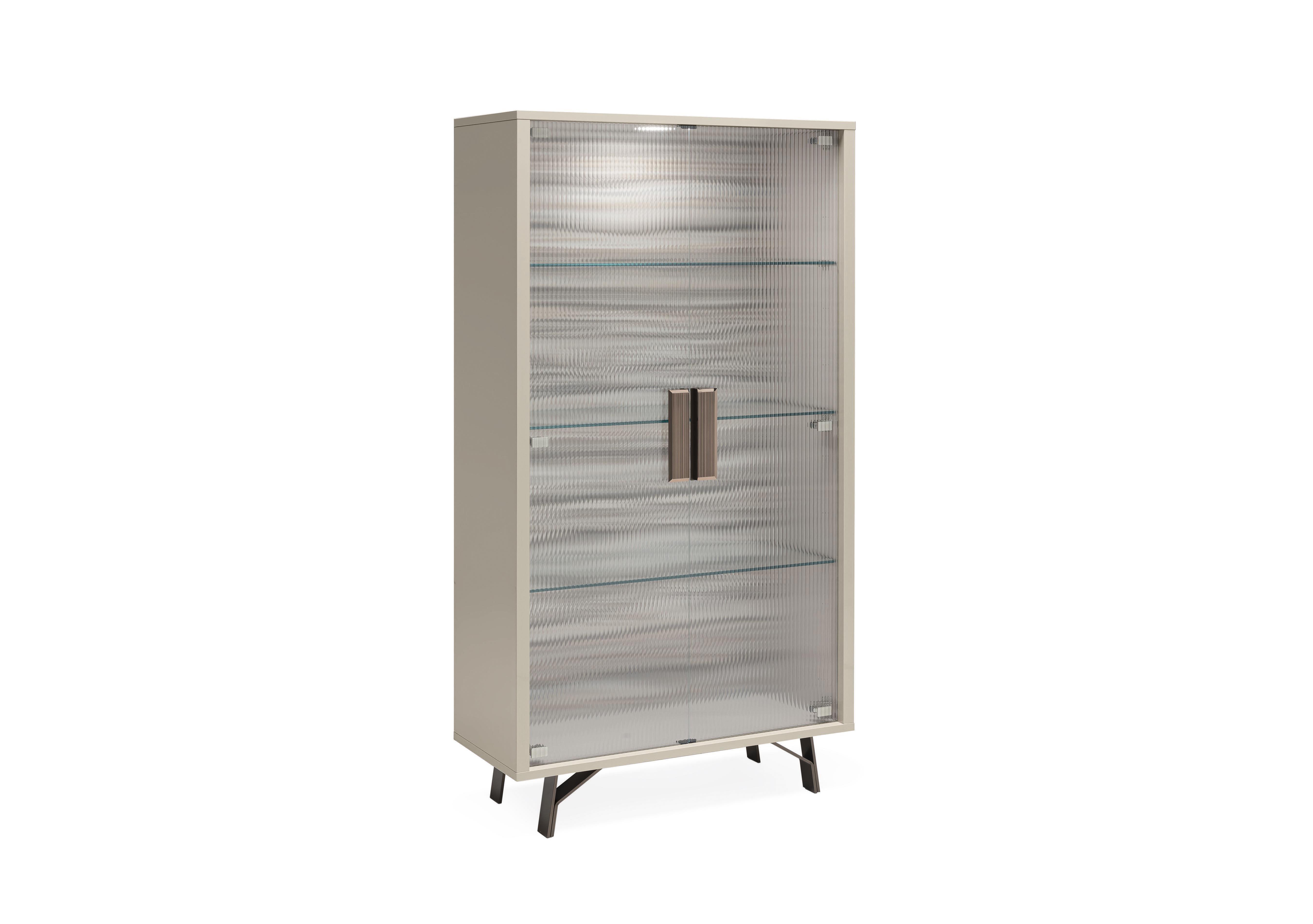 Franco 2 Door Curio Cabinet with Glass Doors in  on Furniture Village