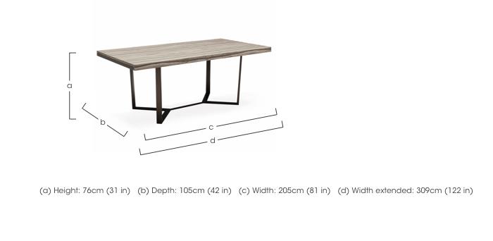 Franco Large Extending Dining Table in  on Furniture Village