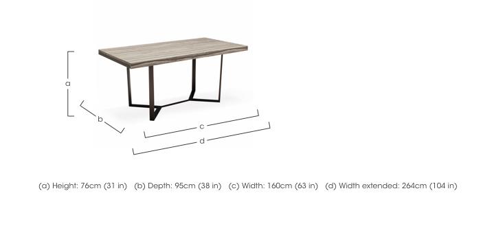 Franco Small Extending Dining Table in  on Furniture Village
