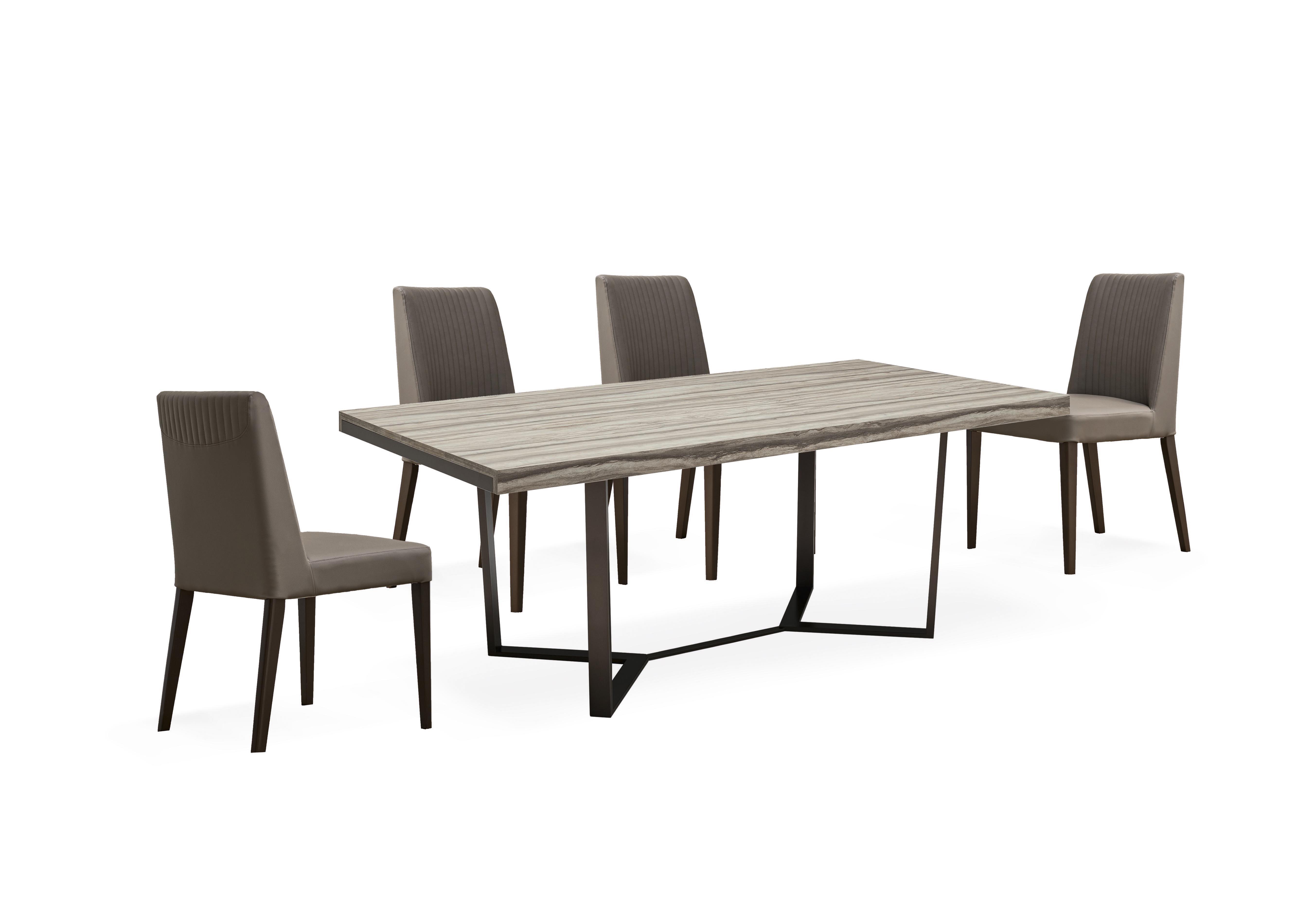 Franco Large Extending Dining Table and 4 Dining Chairs in  on Furniture Village