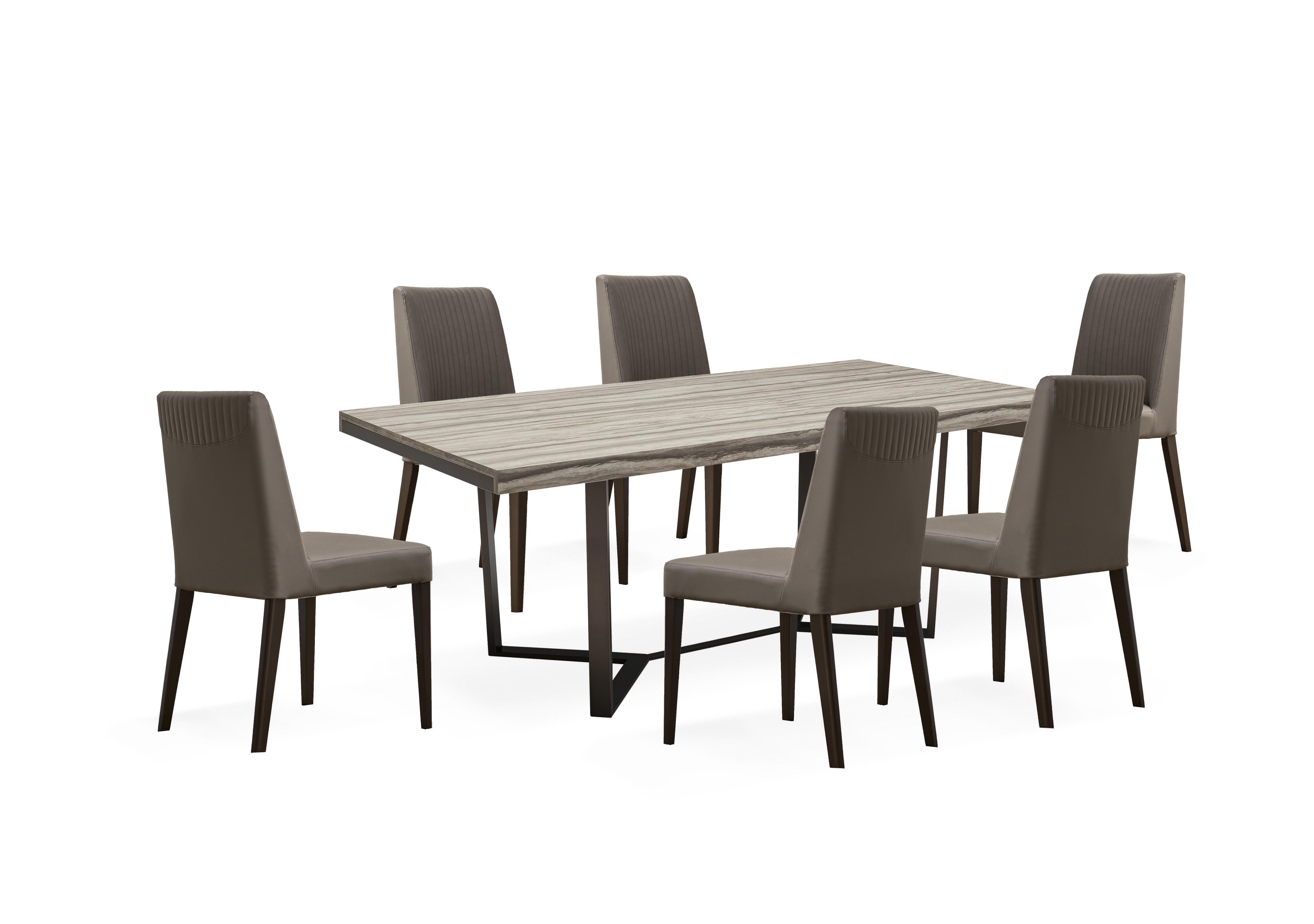 Franco Large Extending Dining Table and 6 Dining Chairs in  on Furniture Village