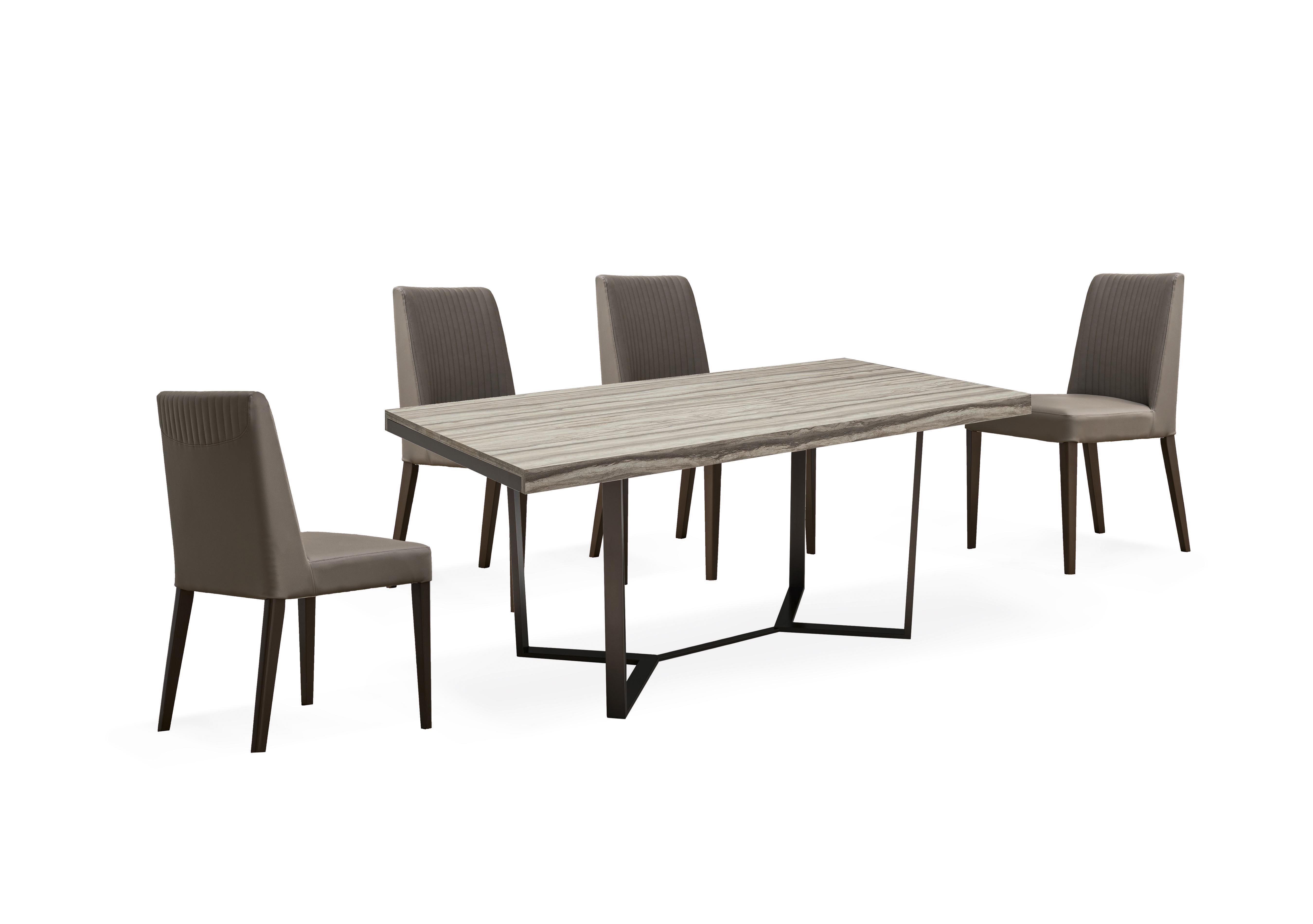 Franco Small Extending Dining Table and 4 Dining Chairs in  on Furniture Village