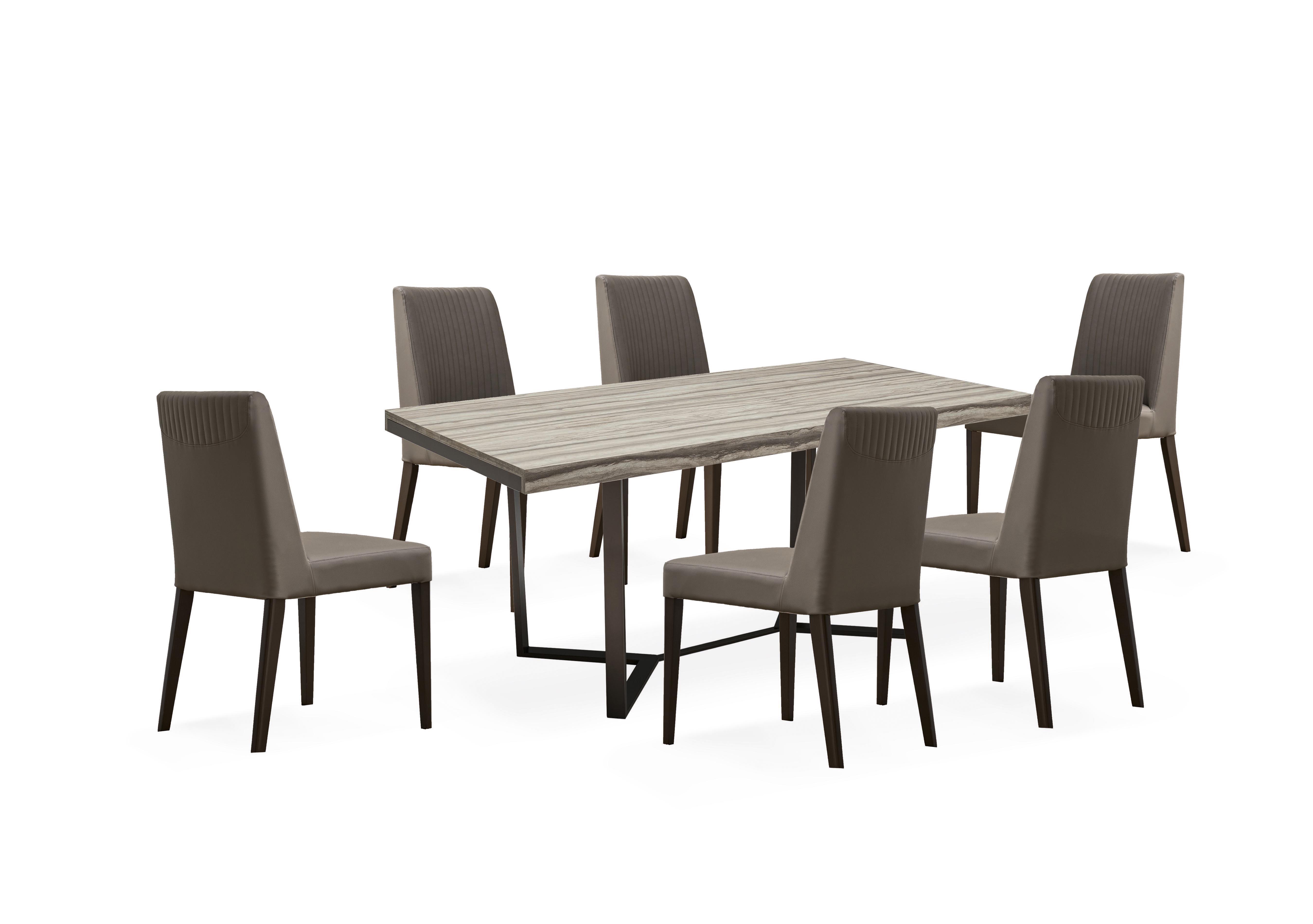 Franco Small Extending Dining Table and 6 Dining Chairs in  on Furniture Village