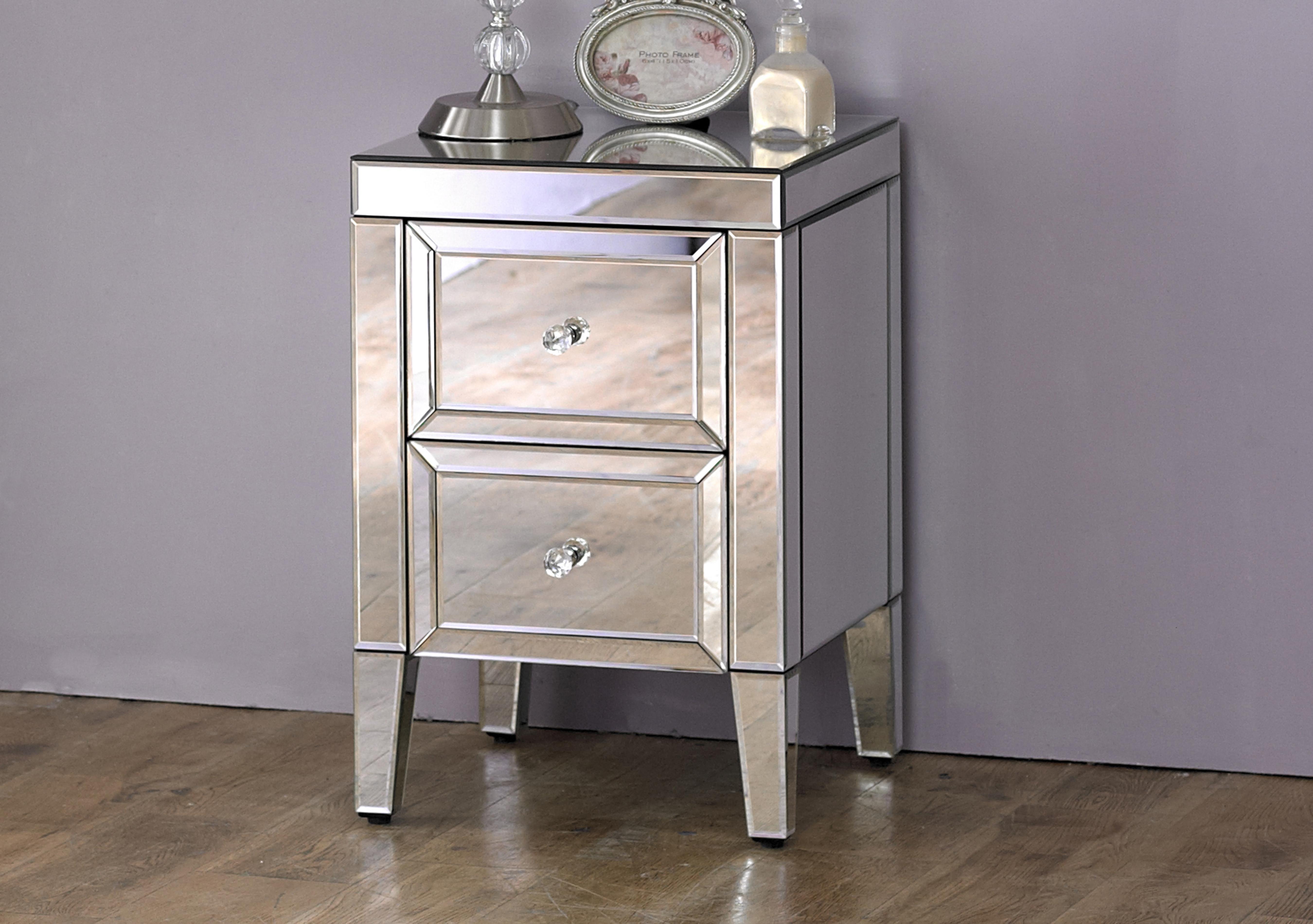 Francesca 2 Drawer Bedside Cabinet in  on Furniture Village