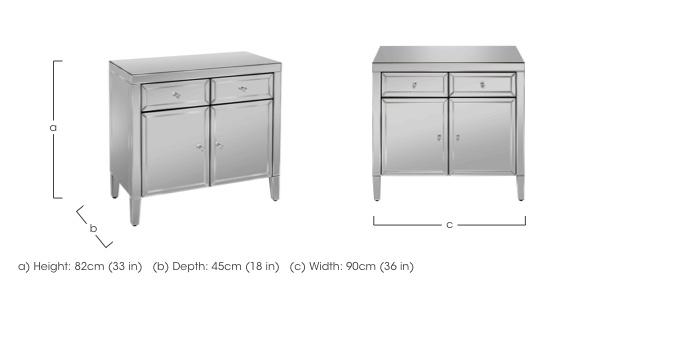 Francesca 2 Door and 2 Drawer Sideboard in  on Furniture Village