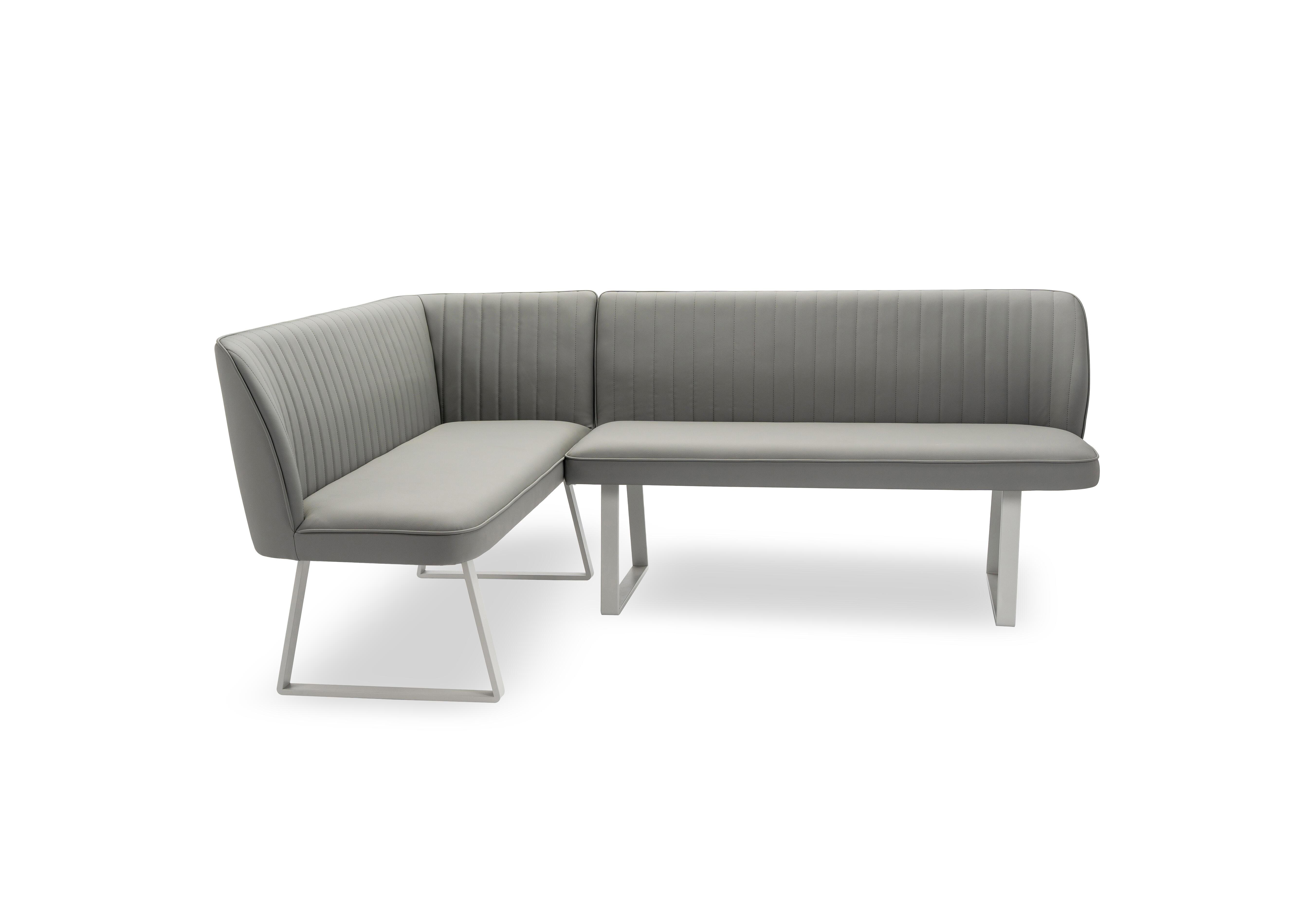 Fumo Faux Leather Left Hand Facing Corner Dining Bench in  on Furniture Village