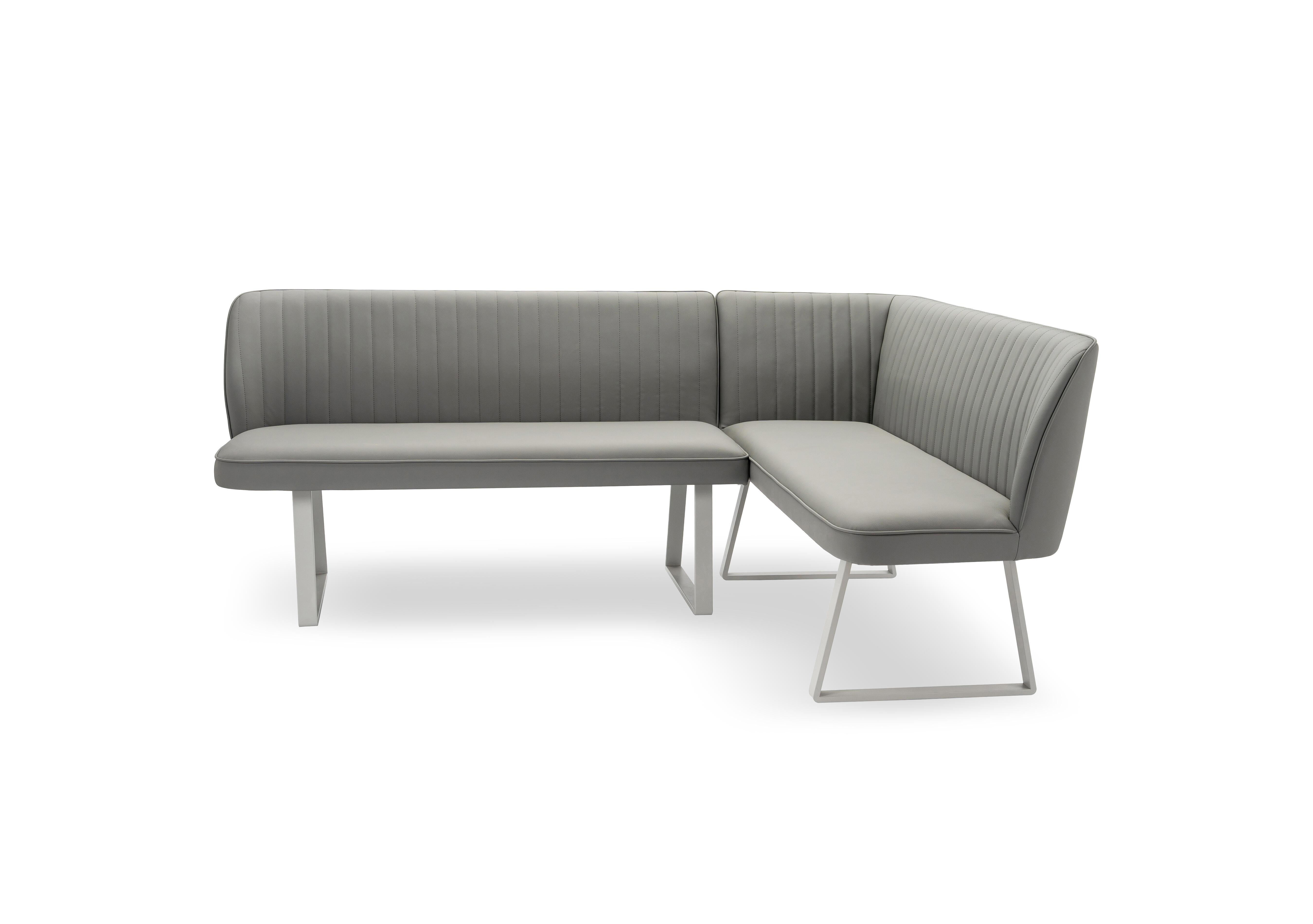 Fumo Faux Leather Right Hand Facing Corner Dining Bench in  on Furniture Village