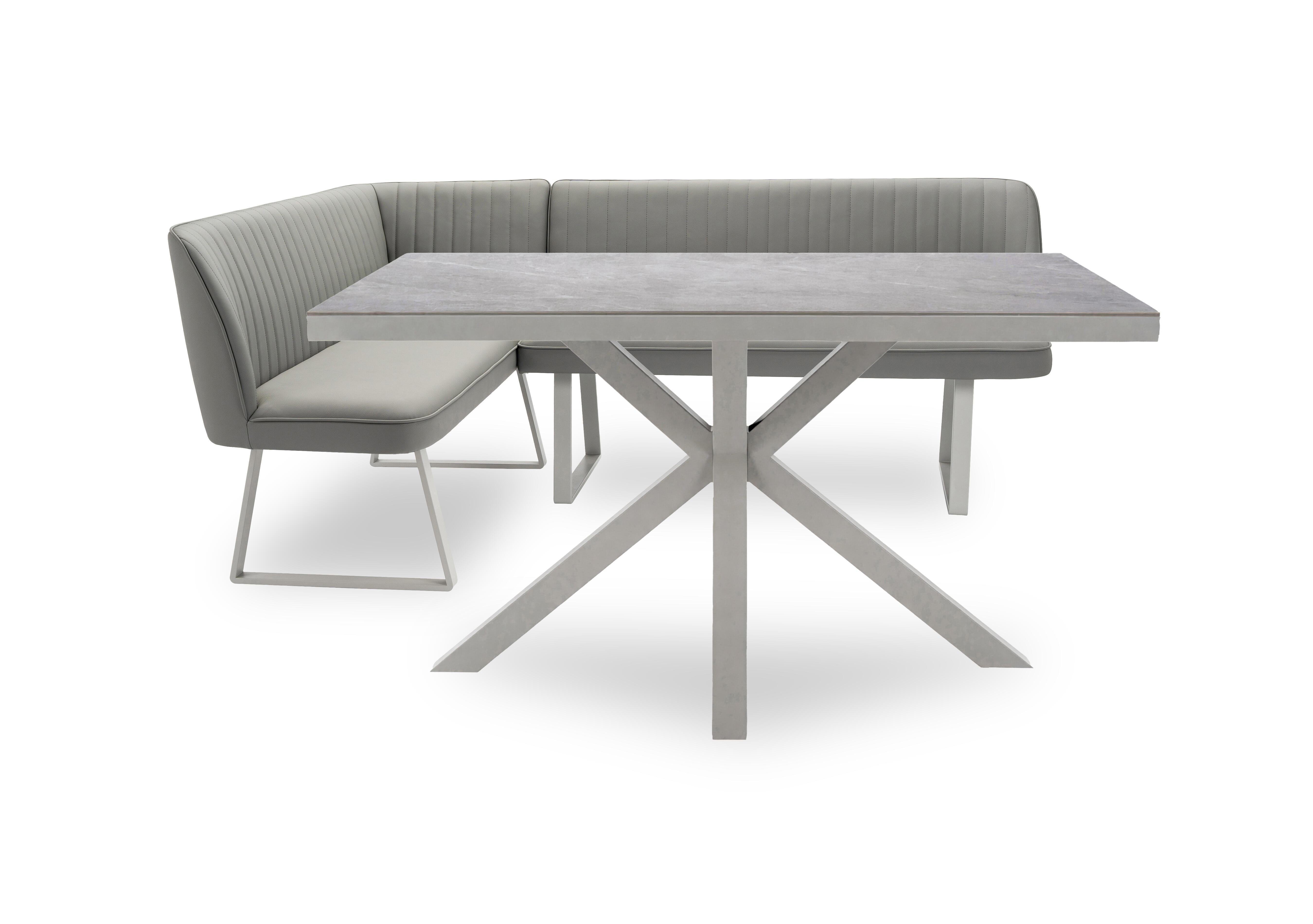 Fumo Dining Table and Left Hand Corner Dining Bench in  on Furniture Village