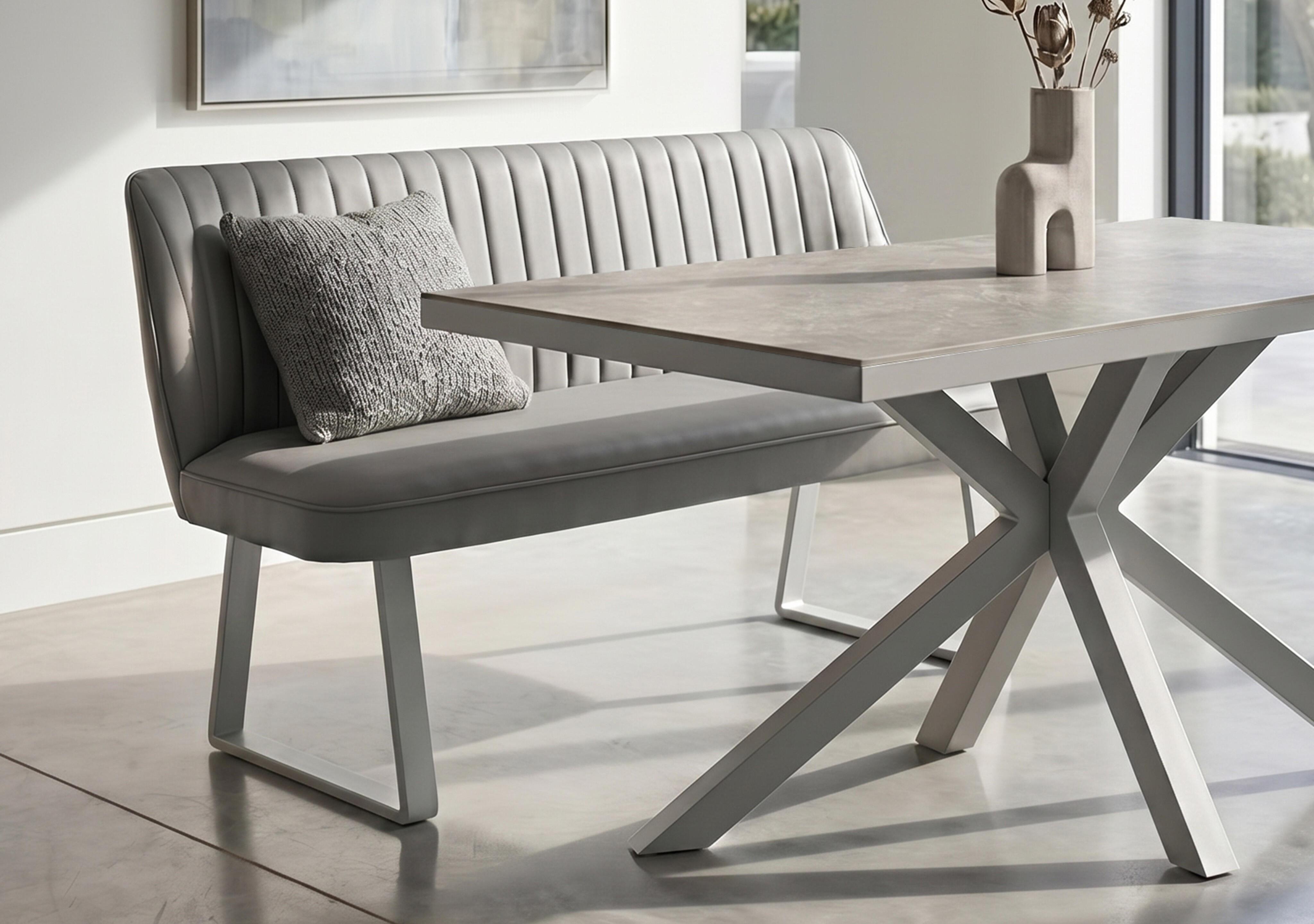 Fumo High Back Dining Bench in  on Furniture Village