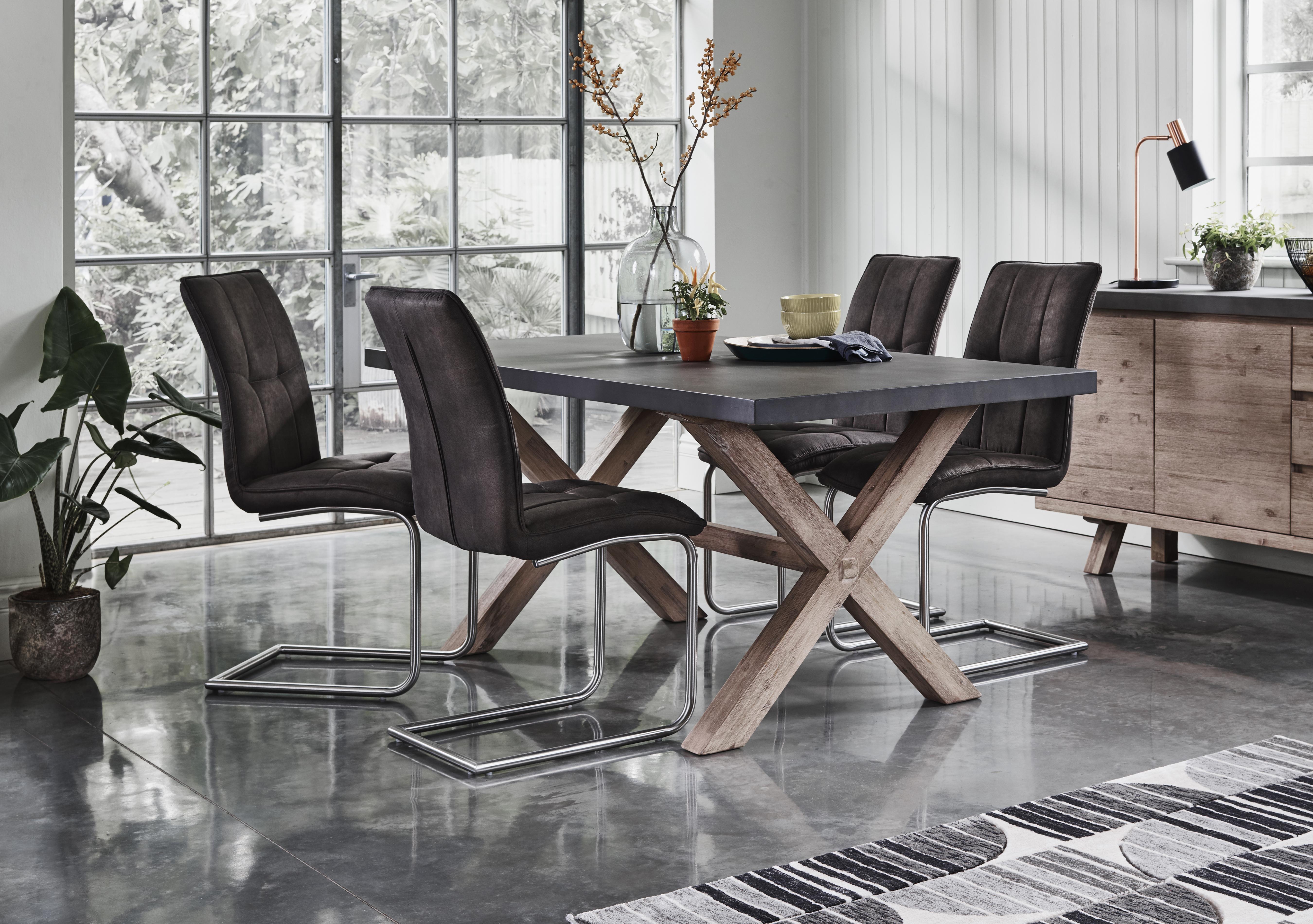 Fusion Large Table and 4 Chairs Dining Set in  on Furniture Village