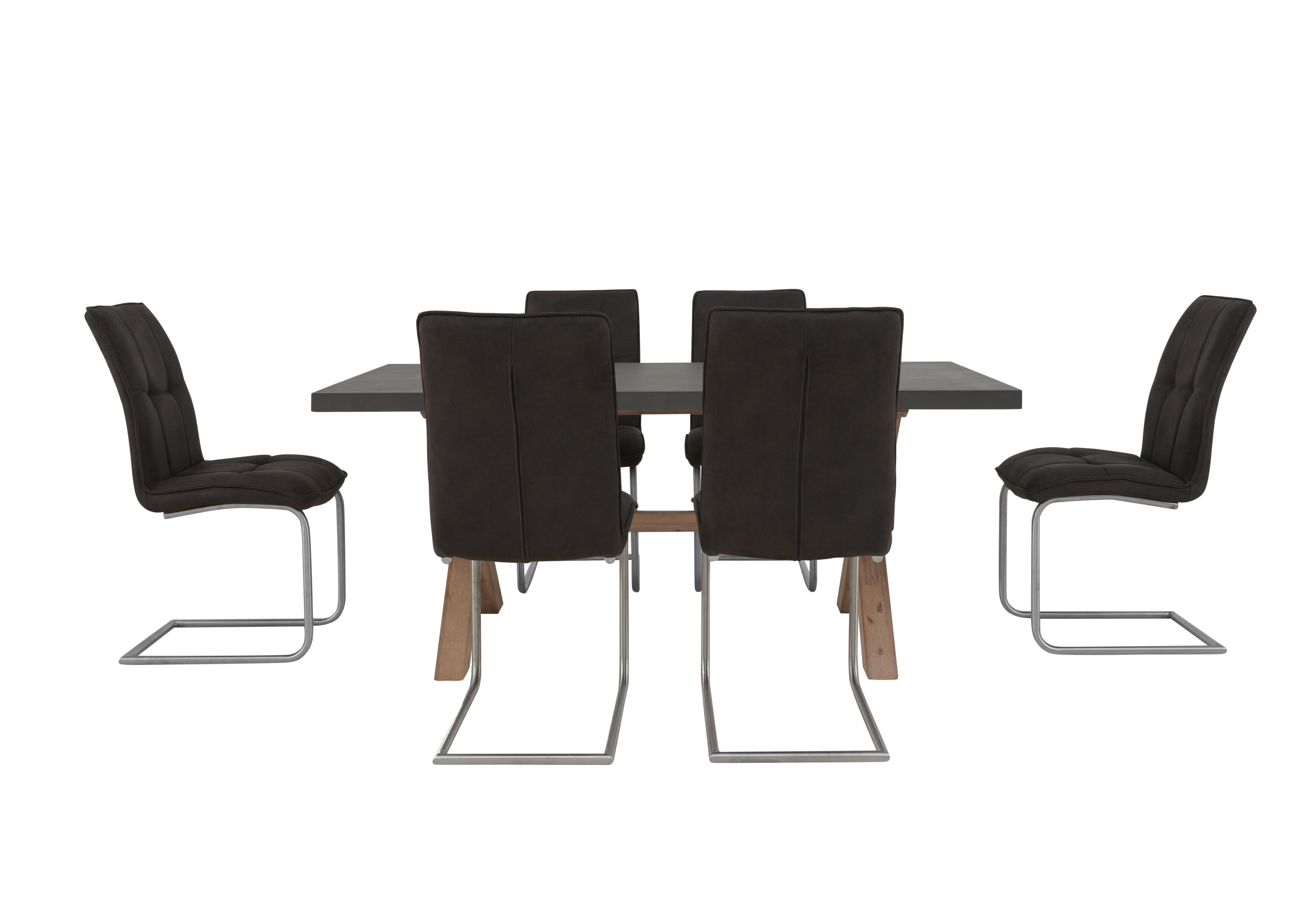 Fusion Large Table and 6 Chairs Dining Set in  on Furniture Village