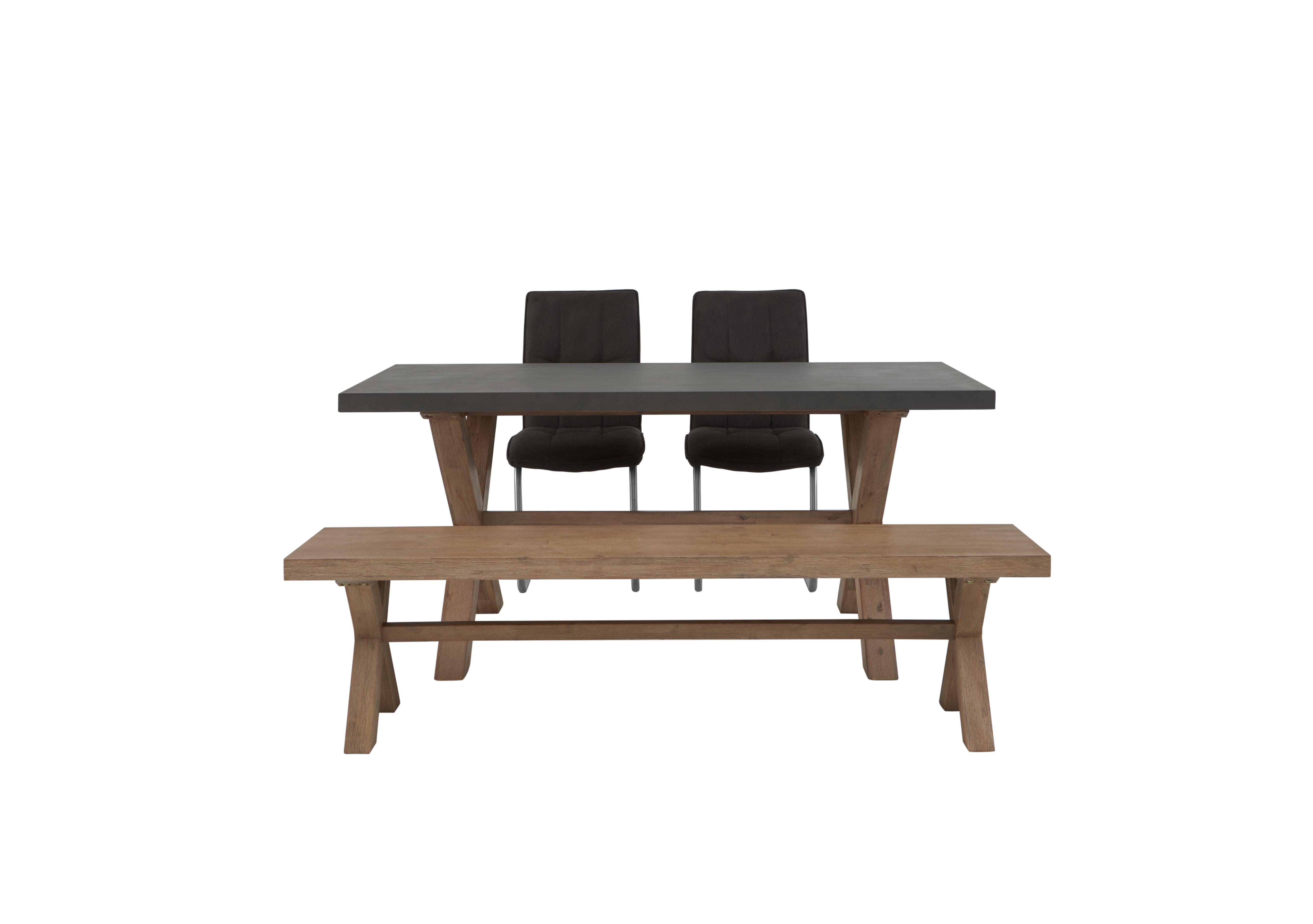 Fusion Small Table, 2 Chairs and Dining Bench Set in  on Furniture Village