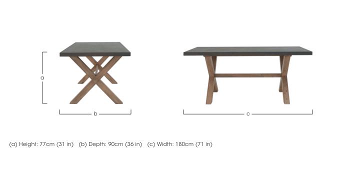 Fusion Large Dining Table in  on Furniture Village