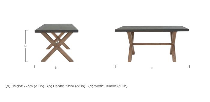 Fusion Small Dining Table in  on Furniture Village