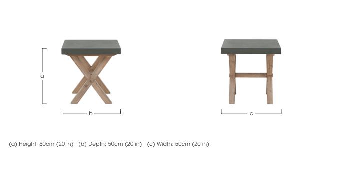 Fusion Lamp Table in  on Furniture Village