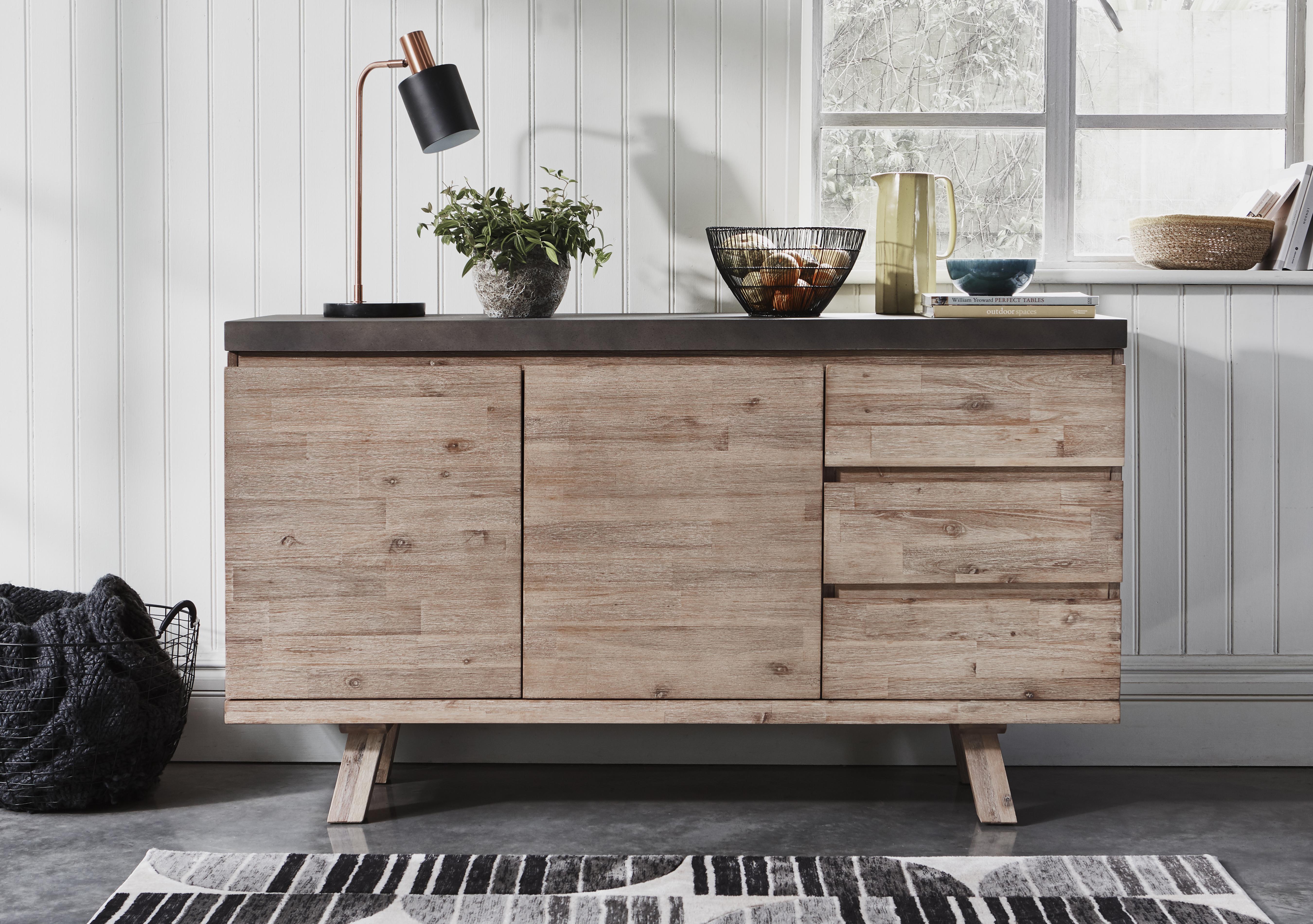 Fusion 2 Door 3 Drawer Sideboard in  on Furniture Village