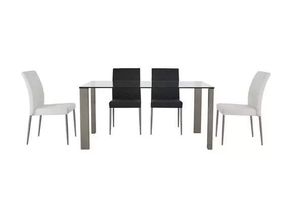 Fuze Dining Table and 4 Chairs Furniture Village