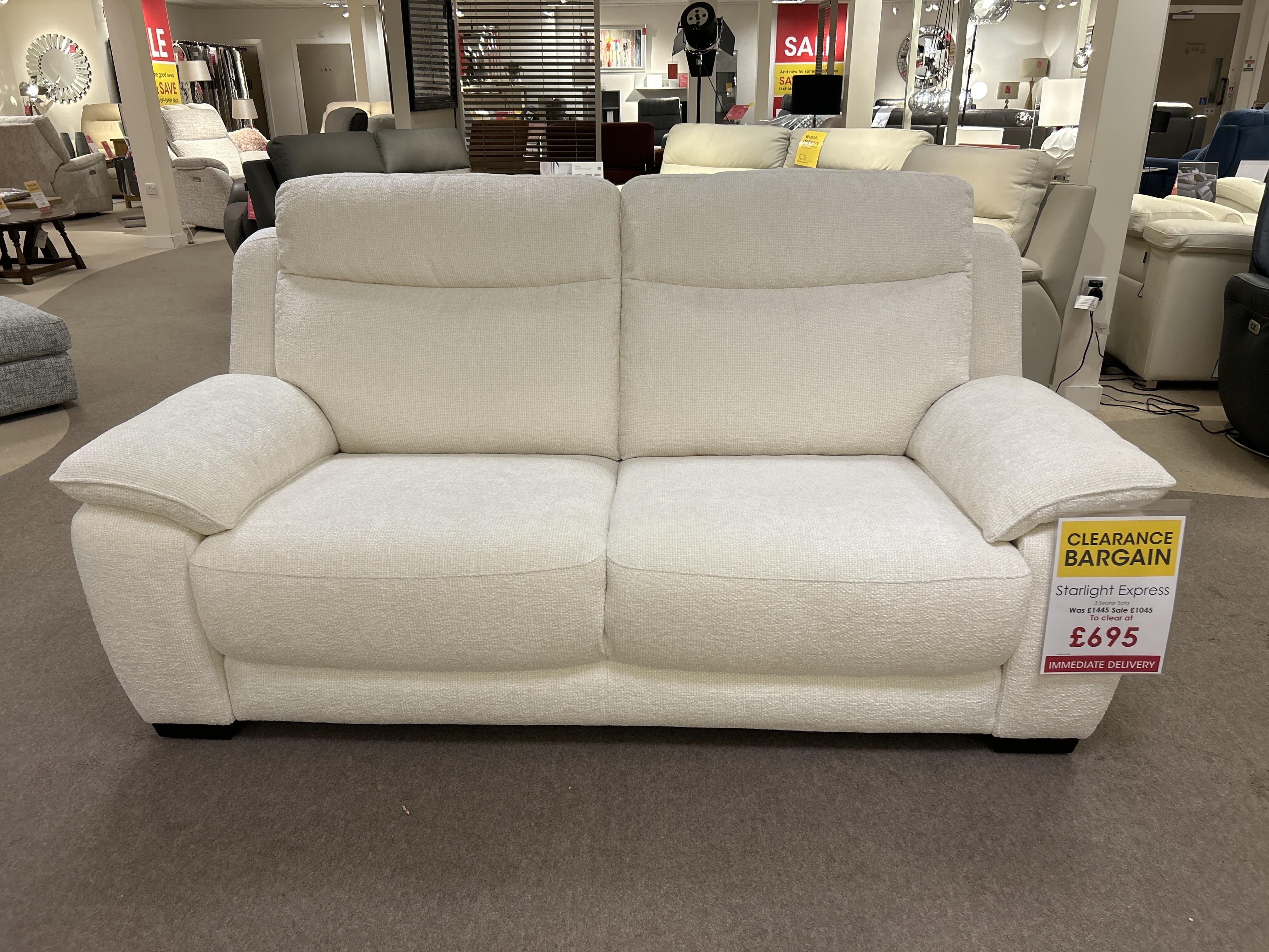 Starlight express 3 seater in  on Furniture Village