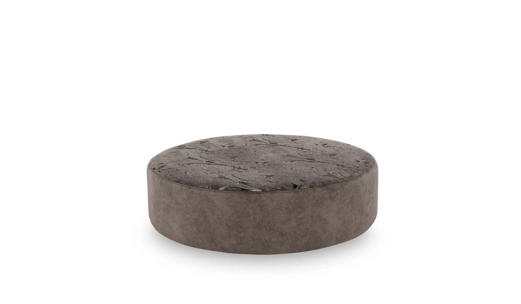 Ariana Fabric Twister Footstool in  on Furniture Village