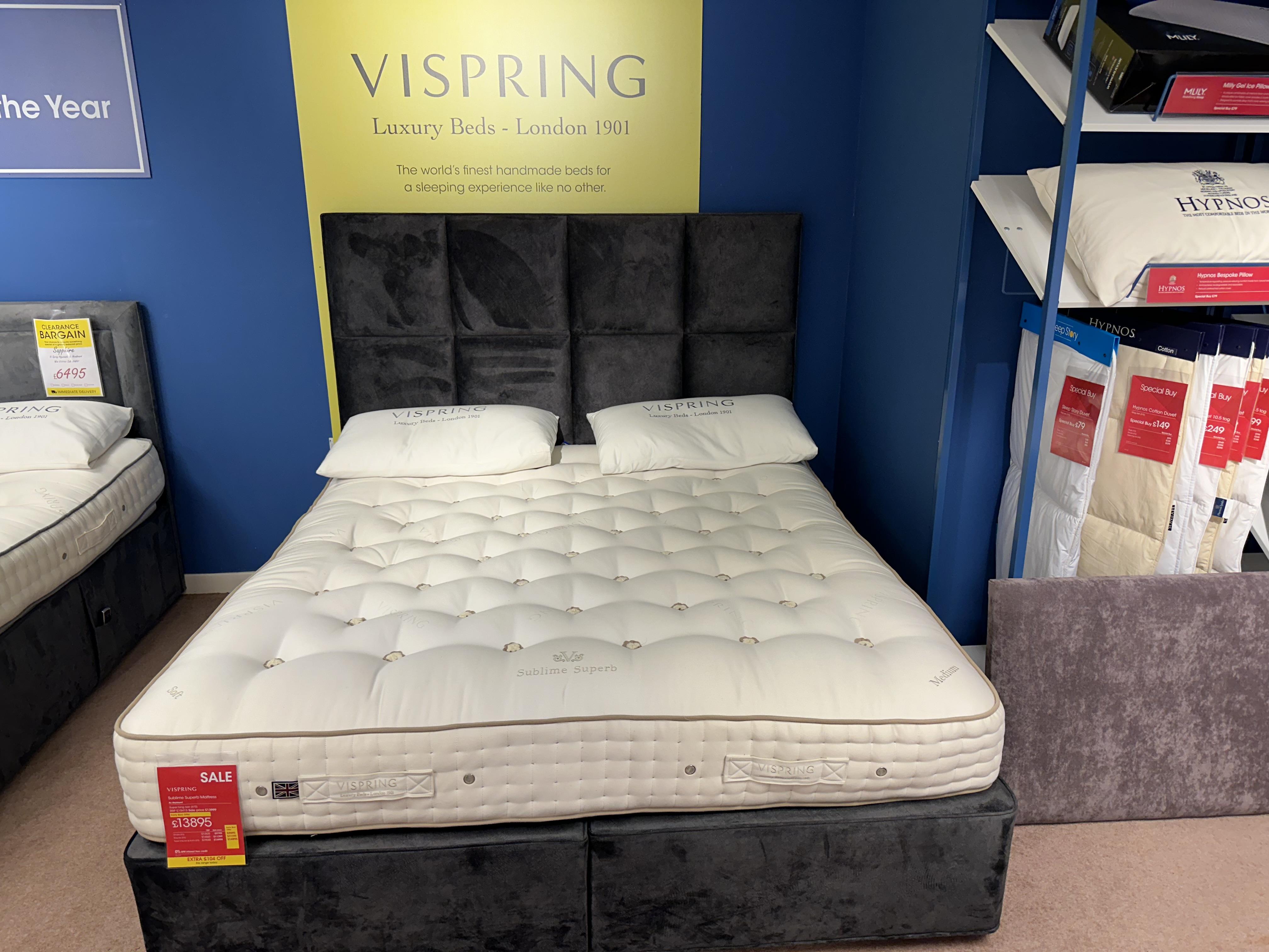 6’ sublime Divan set &Headboard in  on Furniture Village