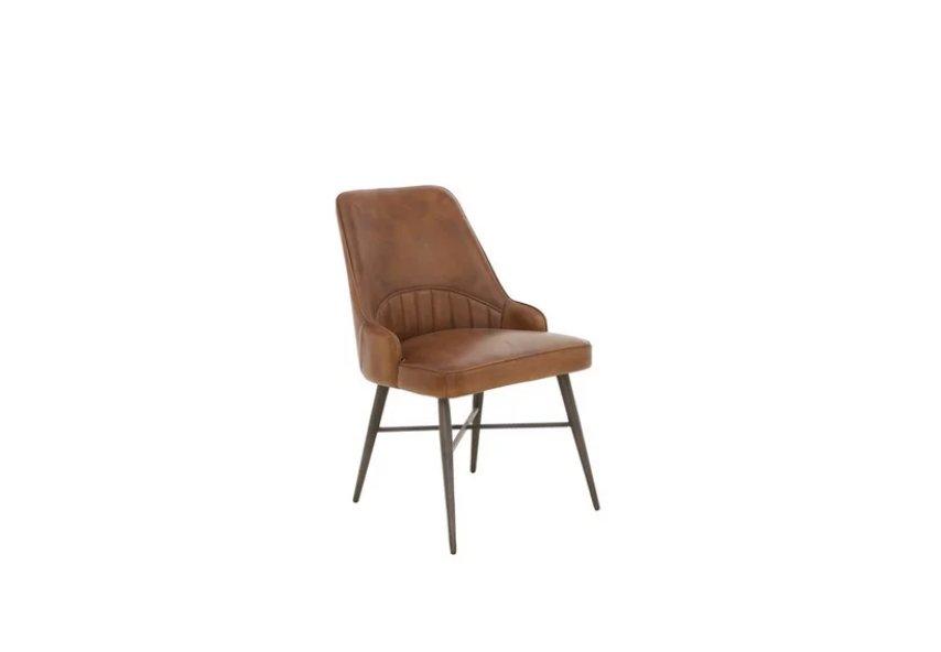 Val of Leather Dining Chair in  on Furniture Village