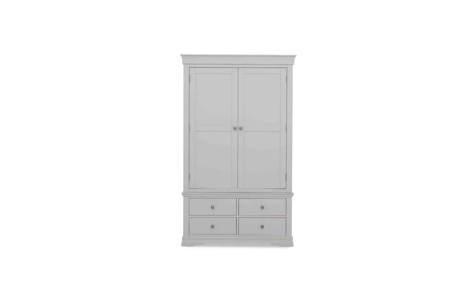 Tiverton 2 Door Gents Wardrobe with Drawers in  on Furniture Village