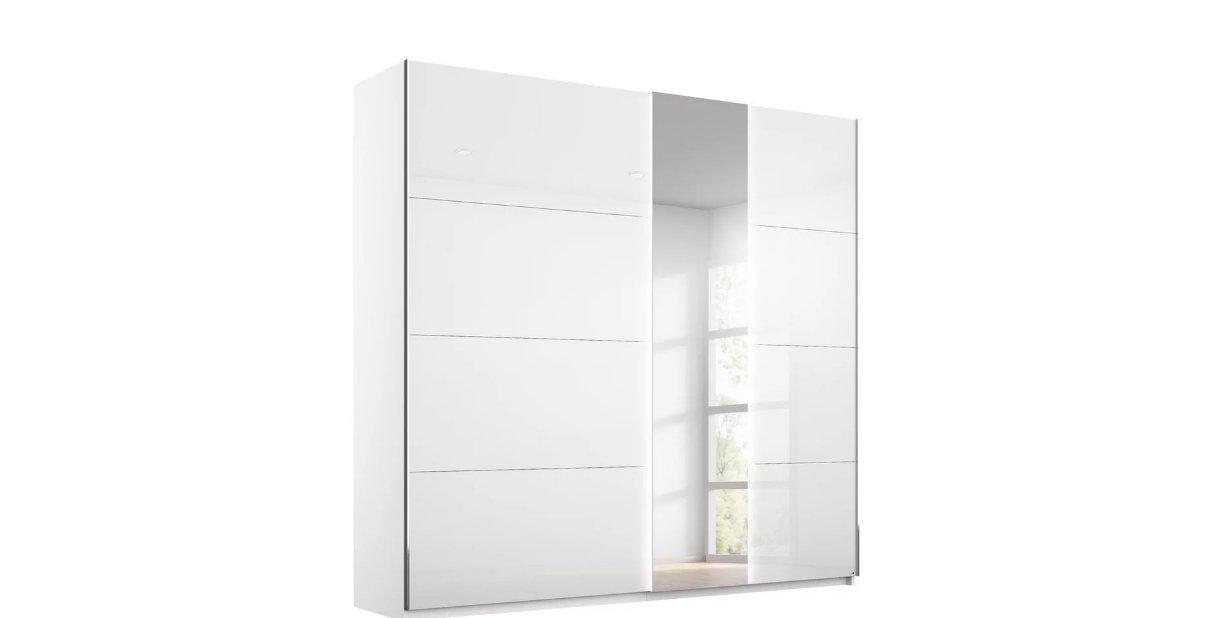 Perth Sliding 200cm Wardrobe with Lights in  on Furniture Village