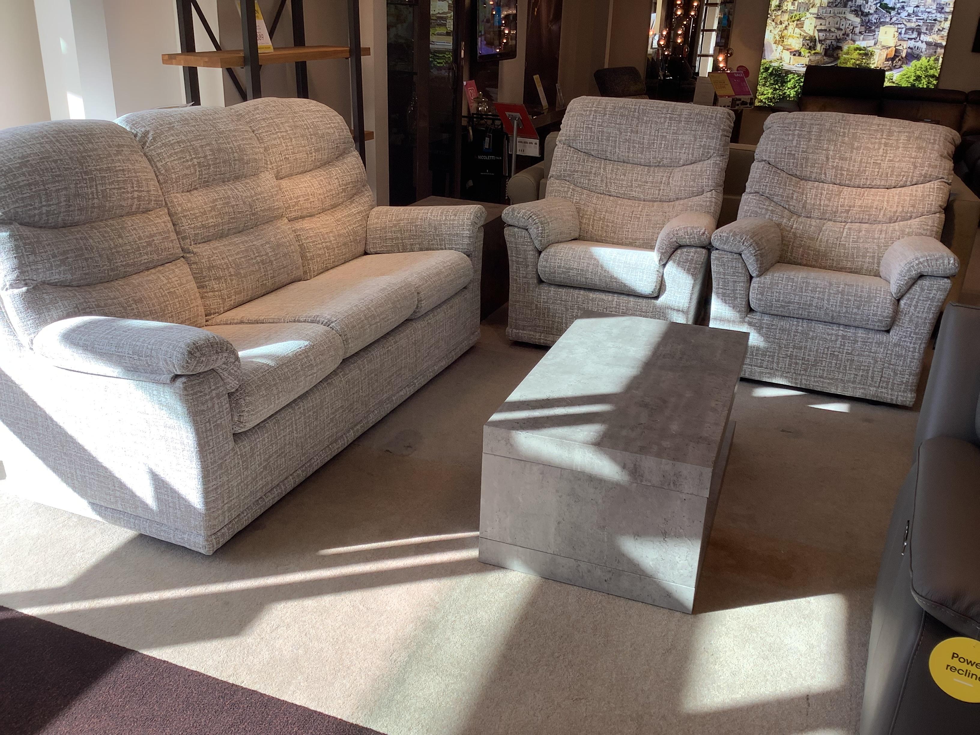 Malvern 3 Seater Sofa & 2 x Armchairs in  on Furniture Village