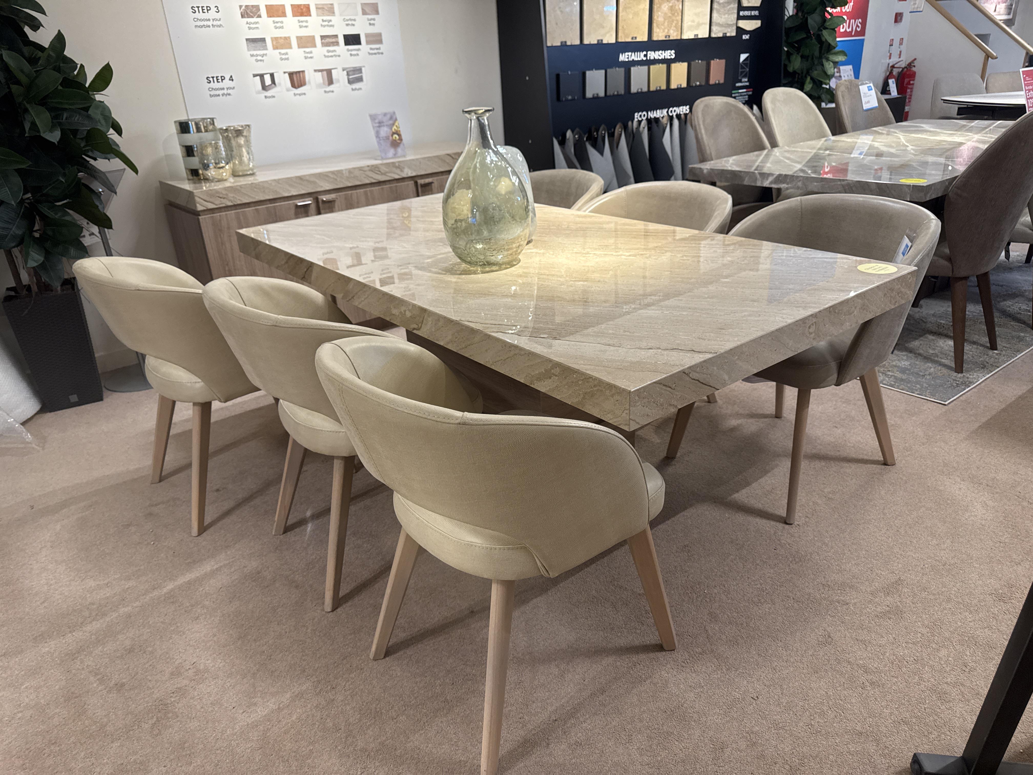 Goya table, 6 chairs and sideboard in  on Furniture Village