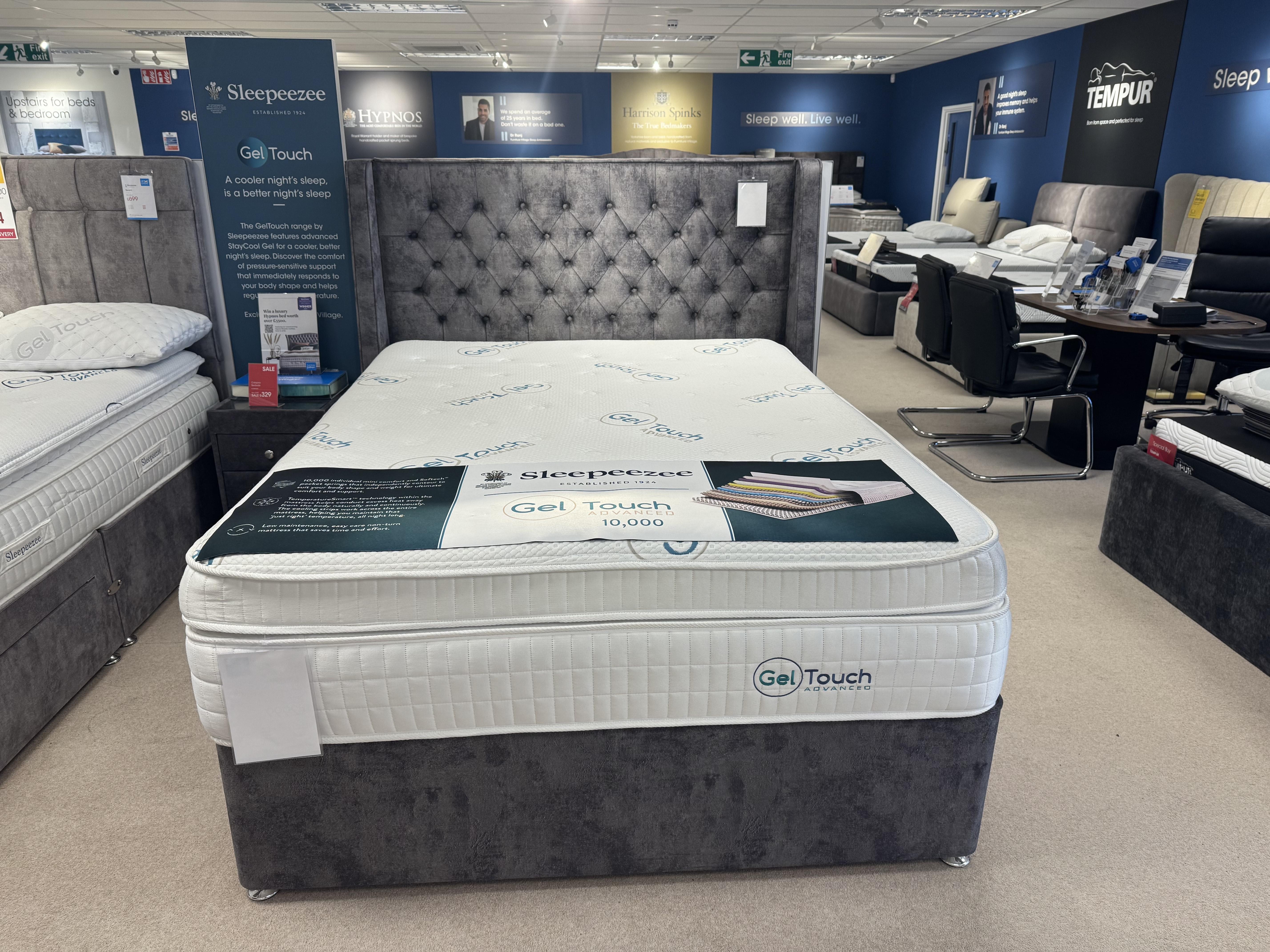 Sleepeezee Geltouch 10'000 in  on Furniture Village