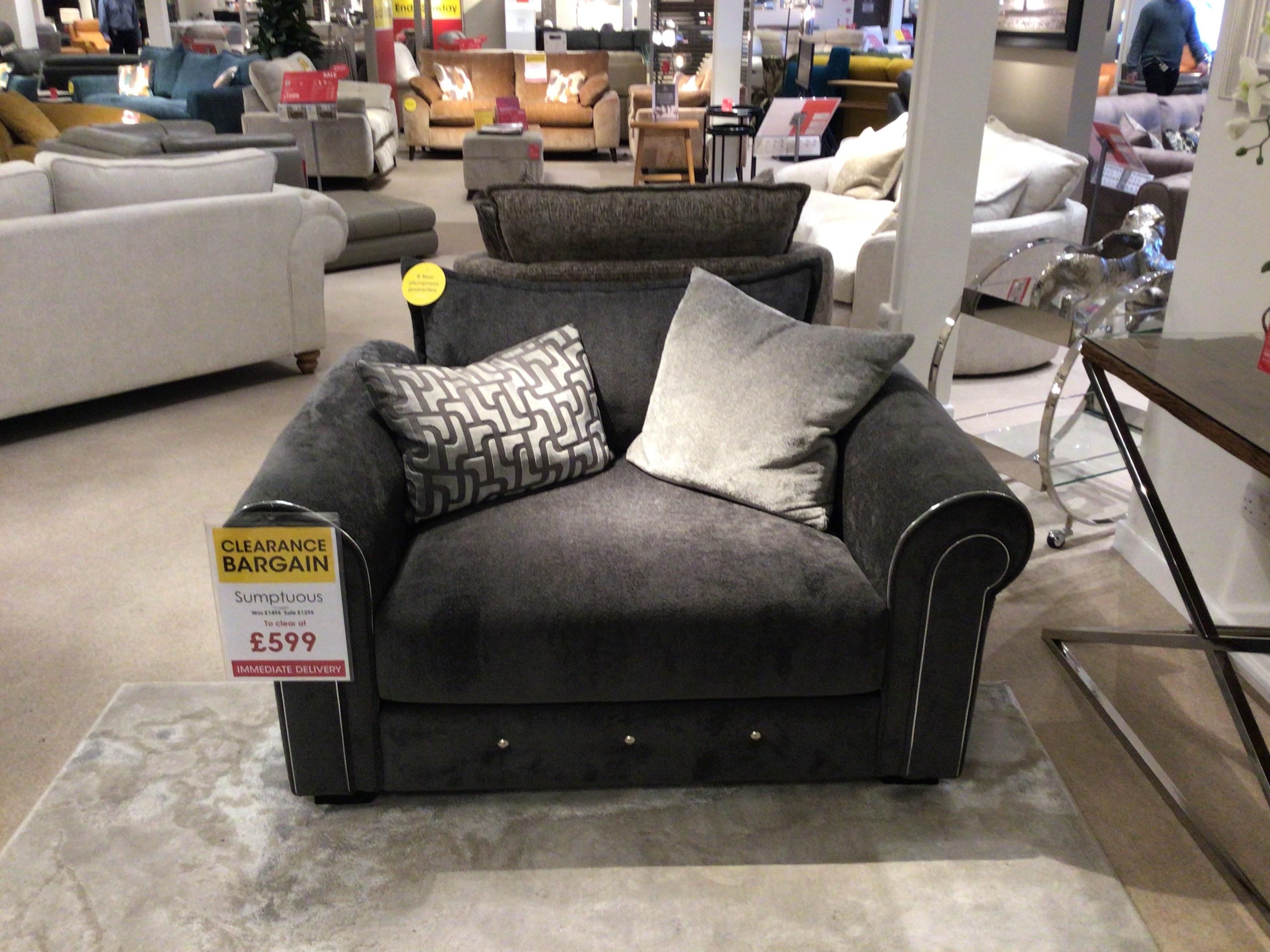 Sumptuous snuggler in  on Furniture Village