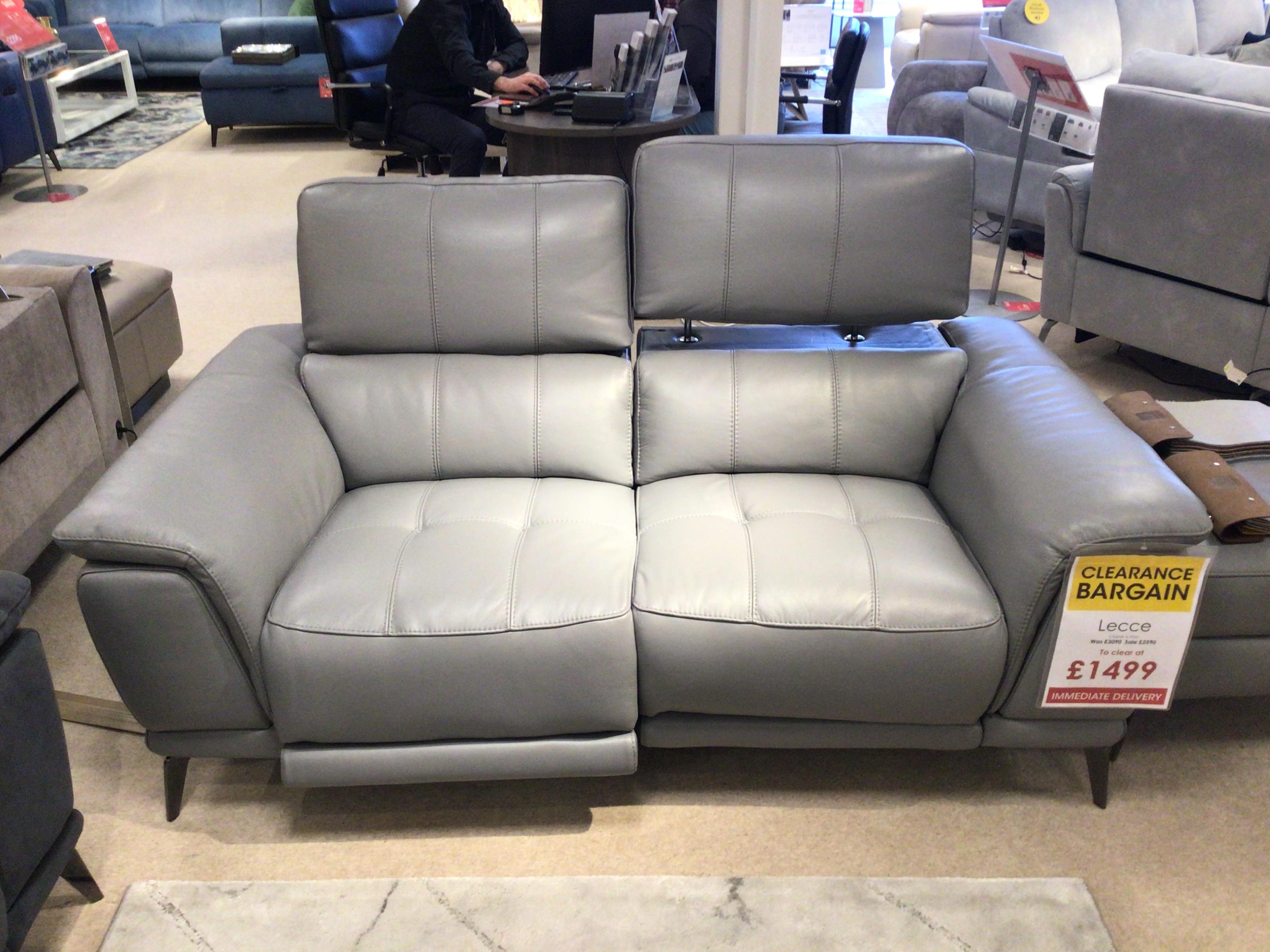 Lecce 2 seater and stool in  on Furniture Village