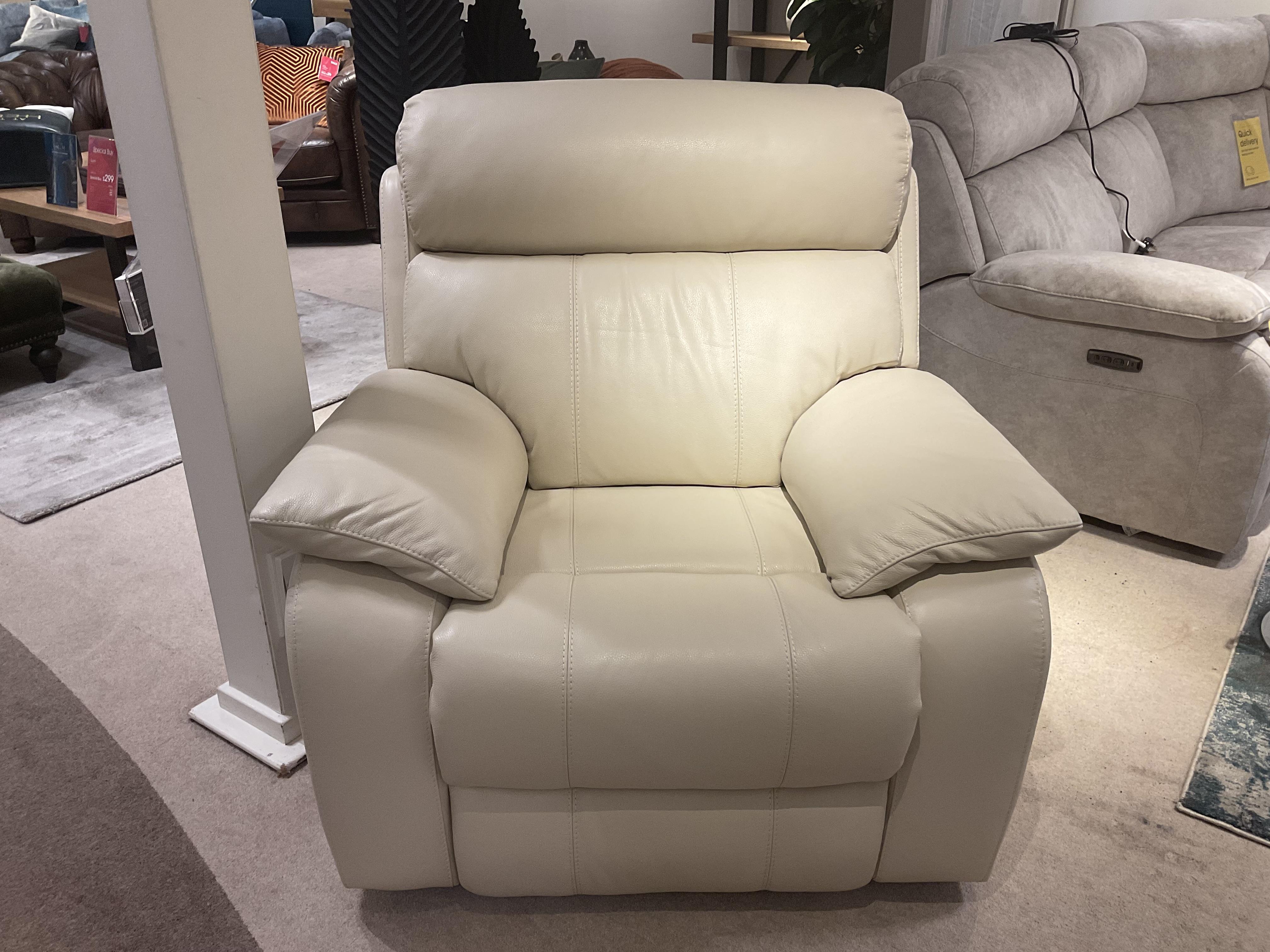 Moreno power recliner chair in  on Furniture Village
