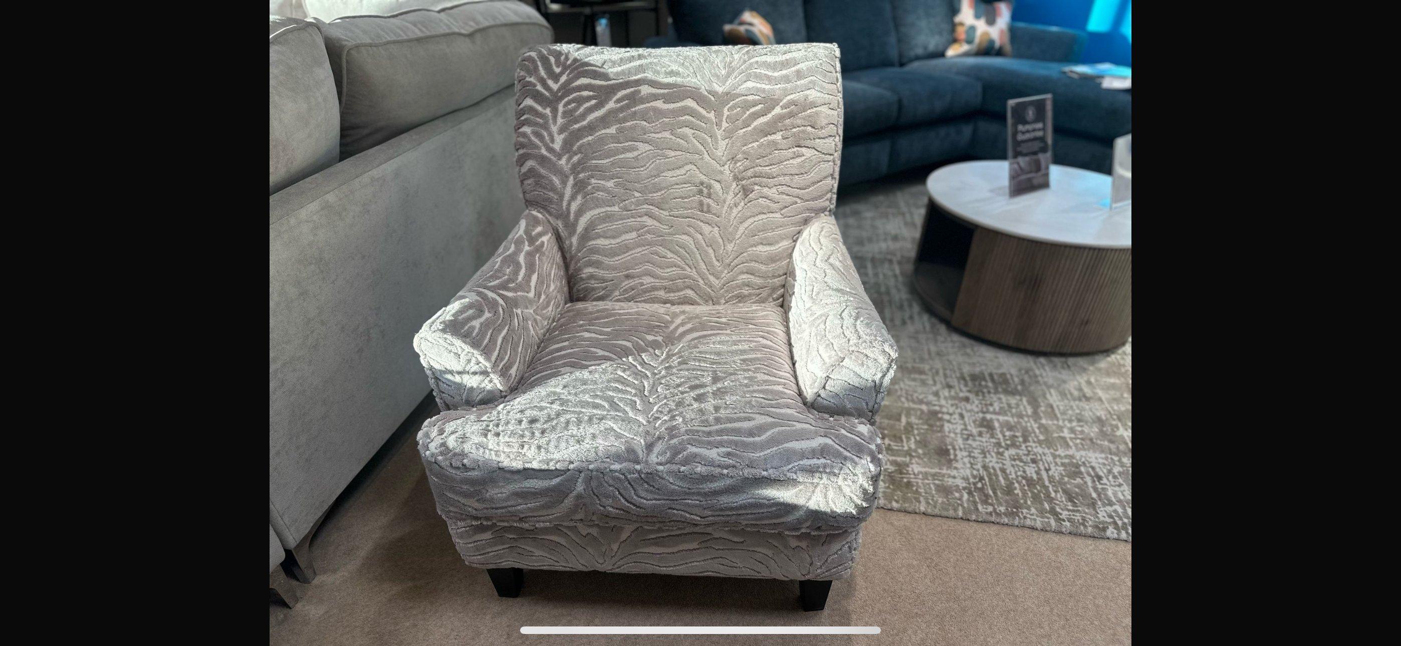 Sasha Accent Chair in  on Furniture Village