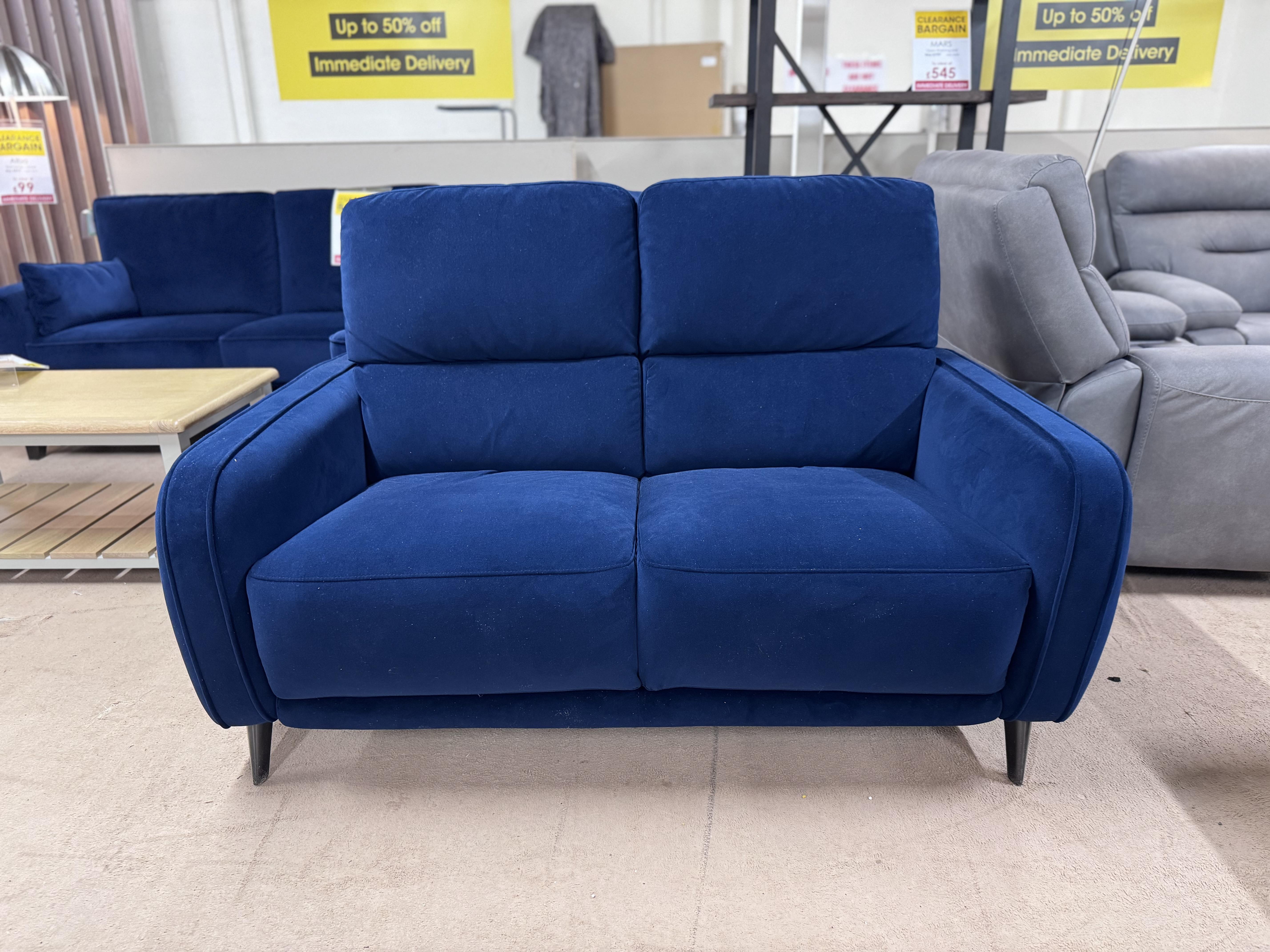 Domicil Logan 2-Seater Static Fabric Sofa in  on Furniture Village